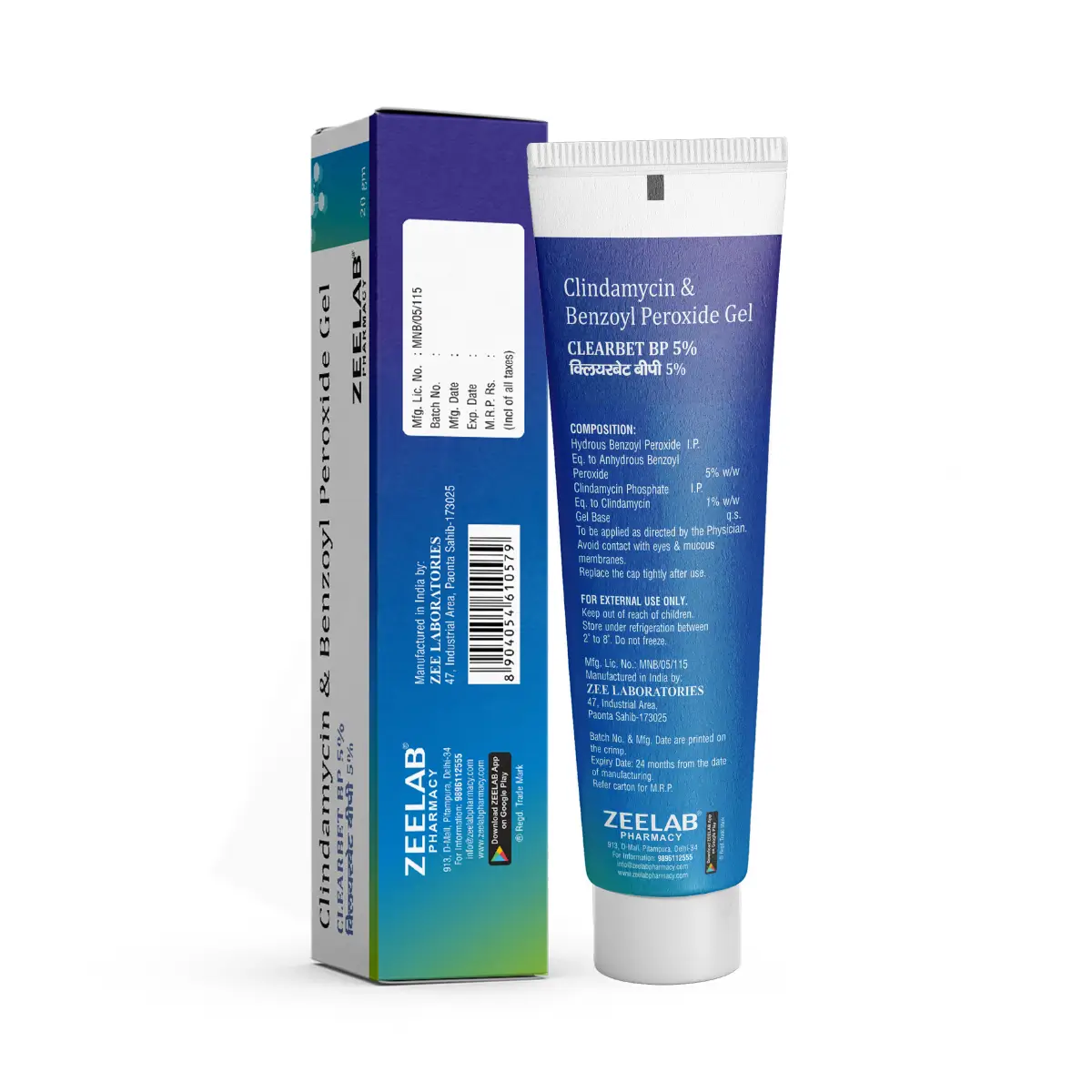 Clearbet BP 5% Gel