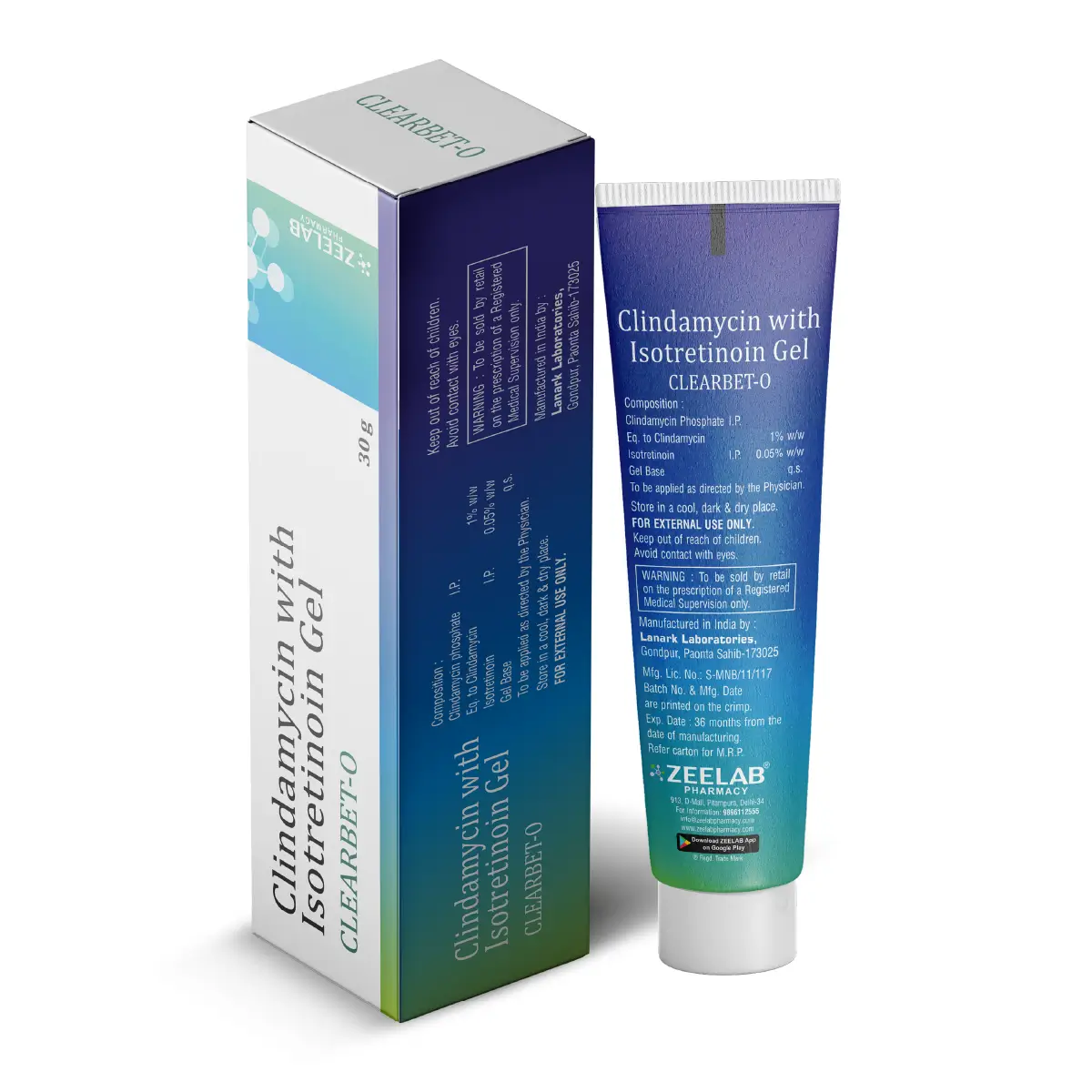 Clearbet O Anti Acne Gel 30gm