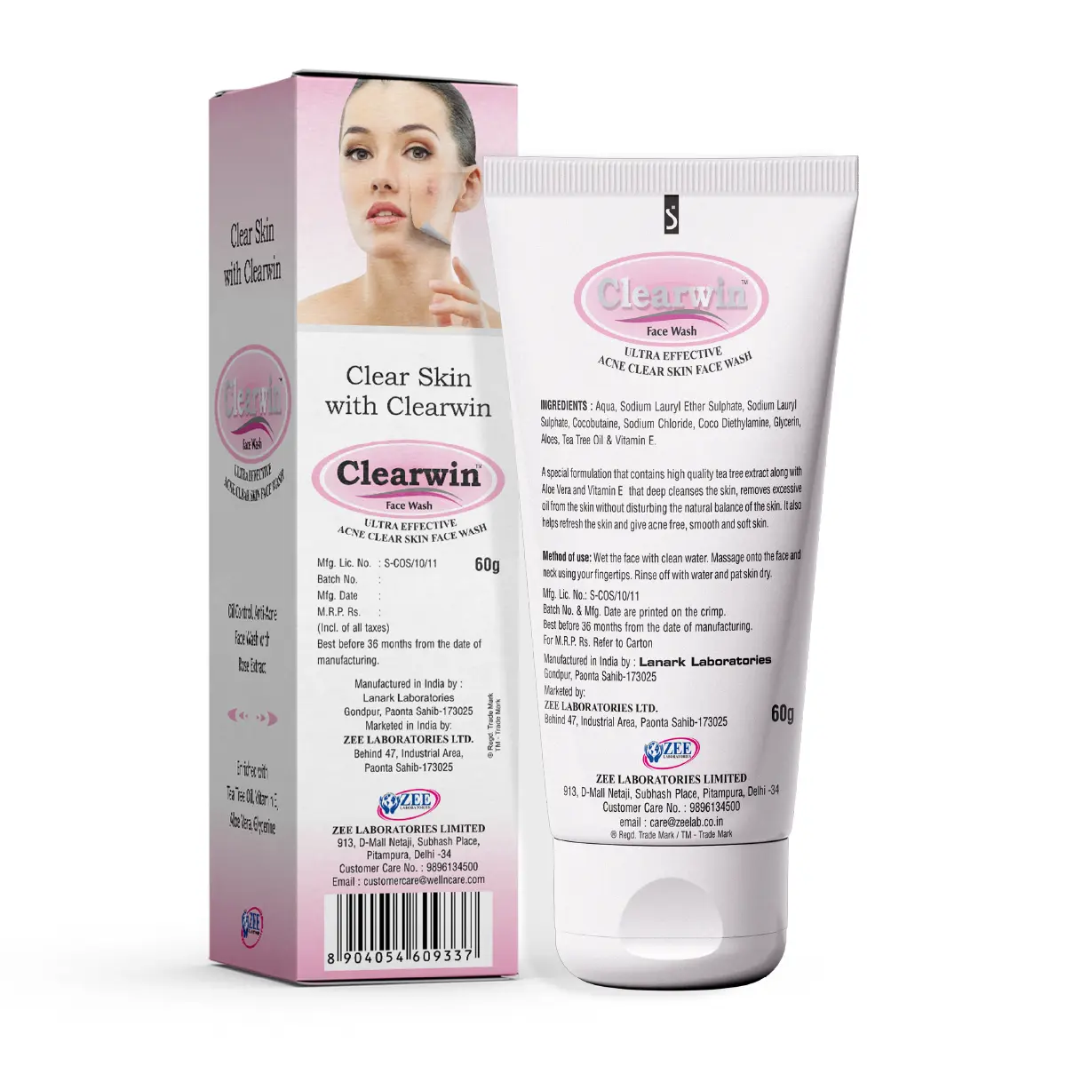 Clearwin Facewash 60gm