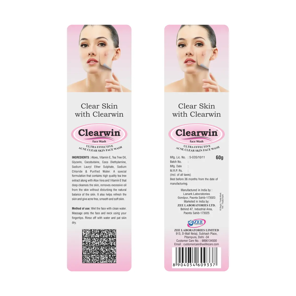 Clearwin Facewash 60gm