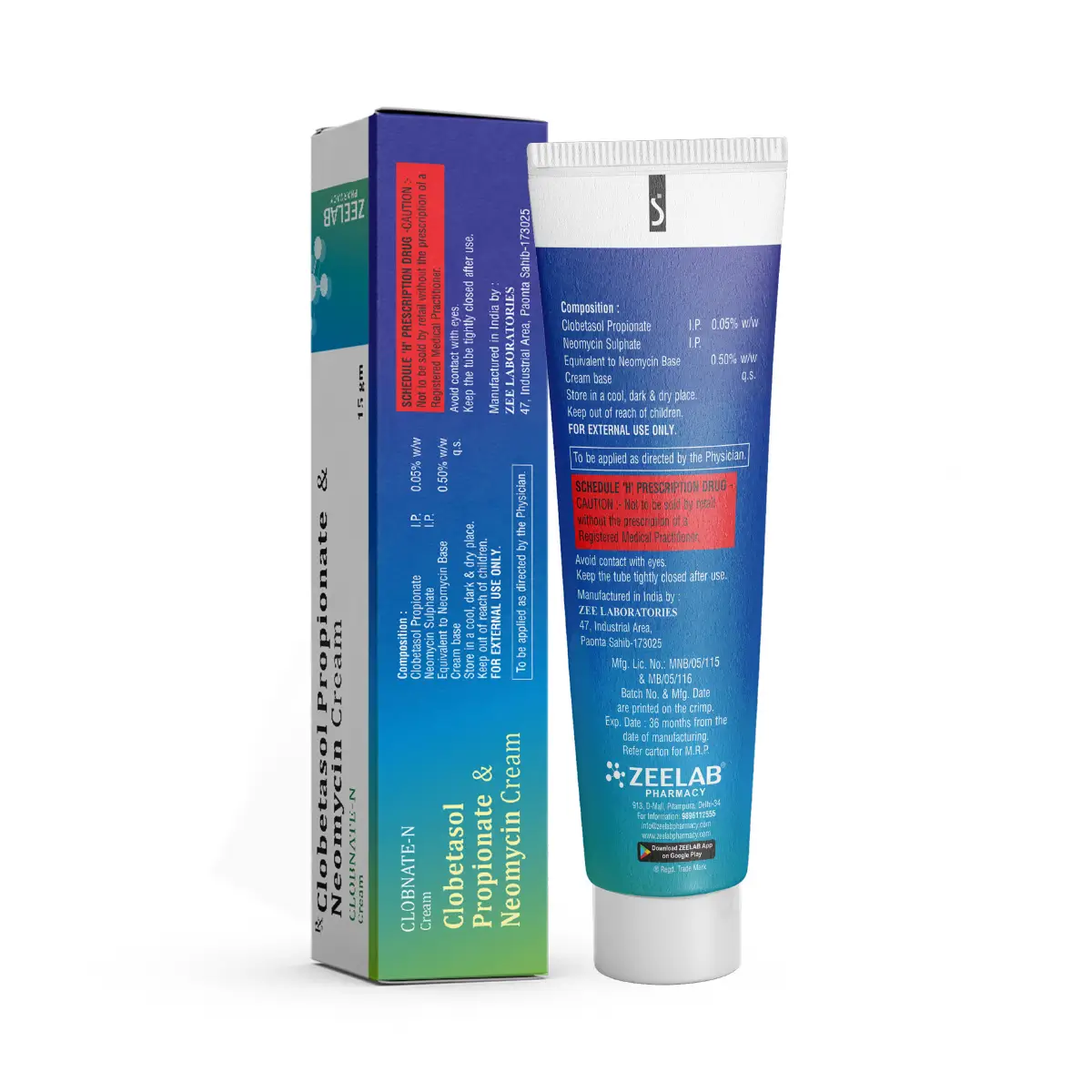 Clobnate N Skin Infections Cream