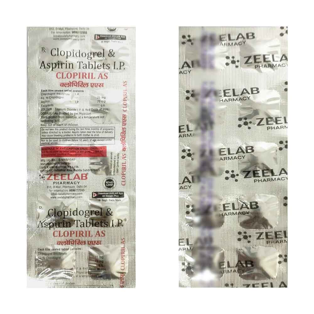 Clopiril AS Antiplatelet Tablets