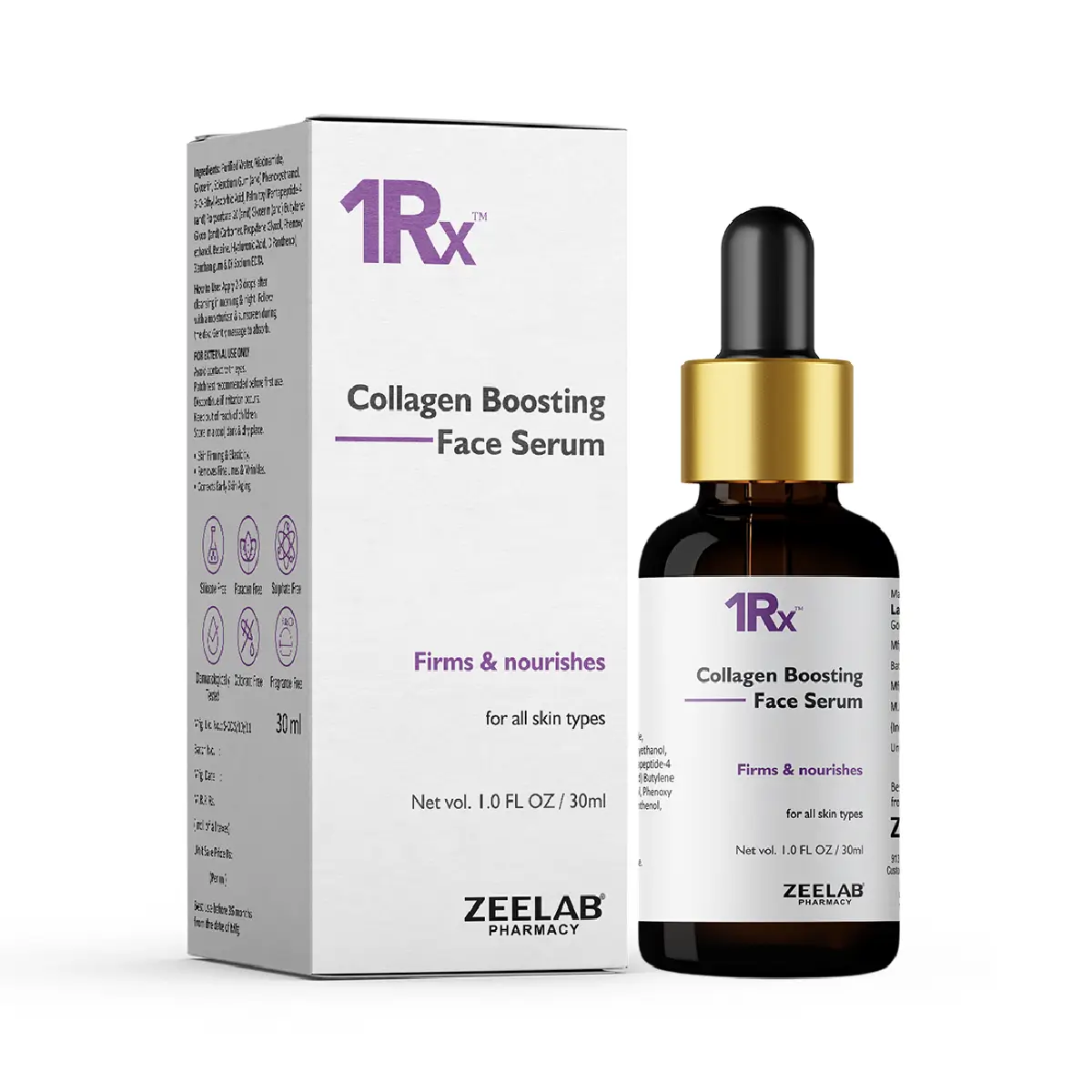 1RX Collagen Boosting Face Serum