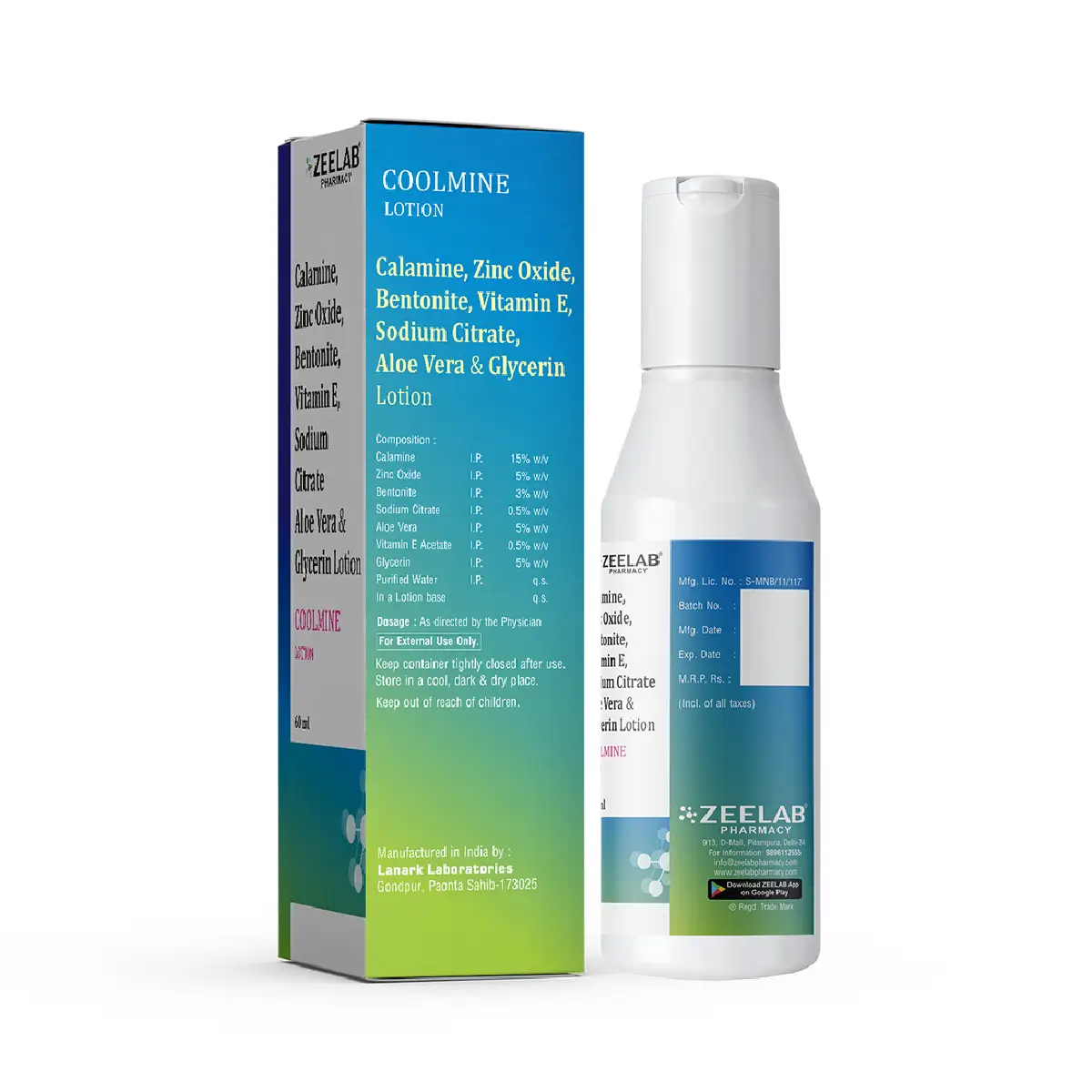 Coolmine Cooling Lotion | Fast Relief for Aches, Sprains & Sore Muscles