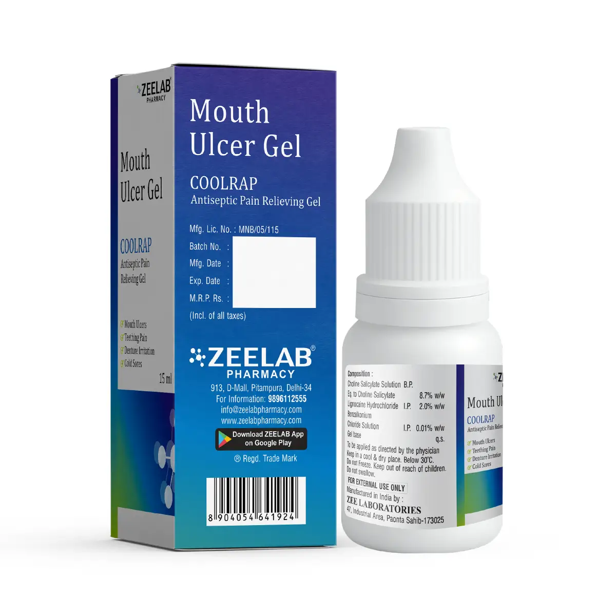 Coolrap Mouth Ulcer Gel