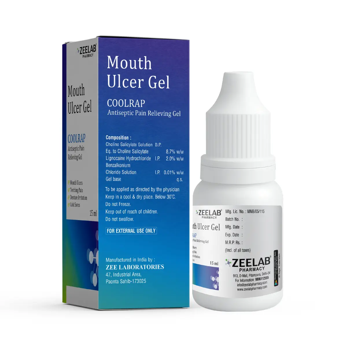 Coolrap Mouth Ulcer Gel