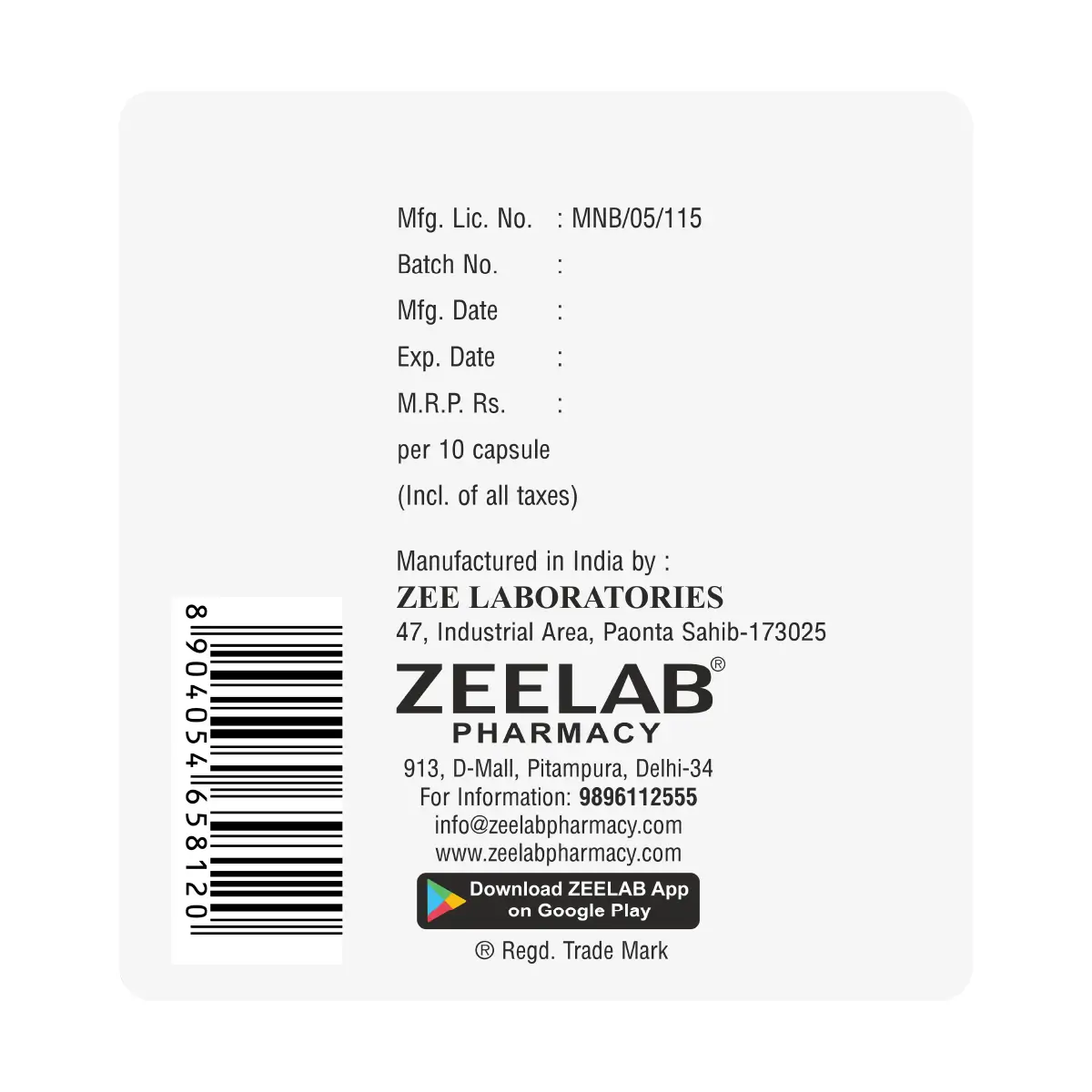 Dabizee Capsule