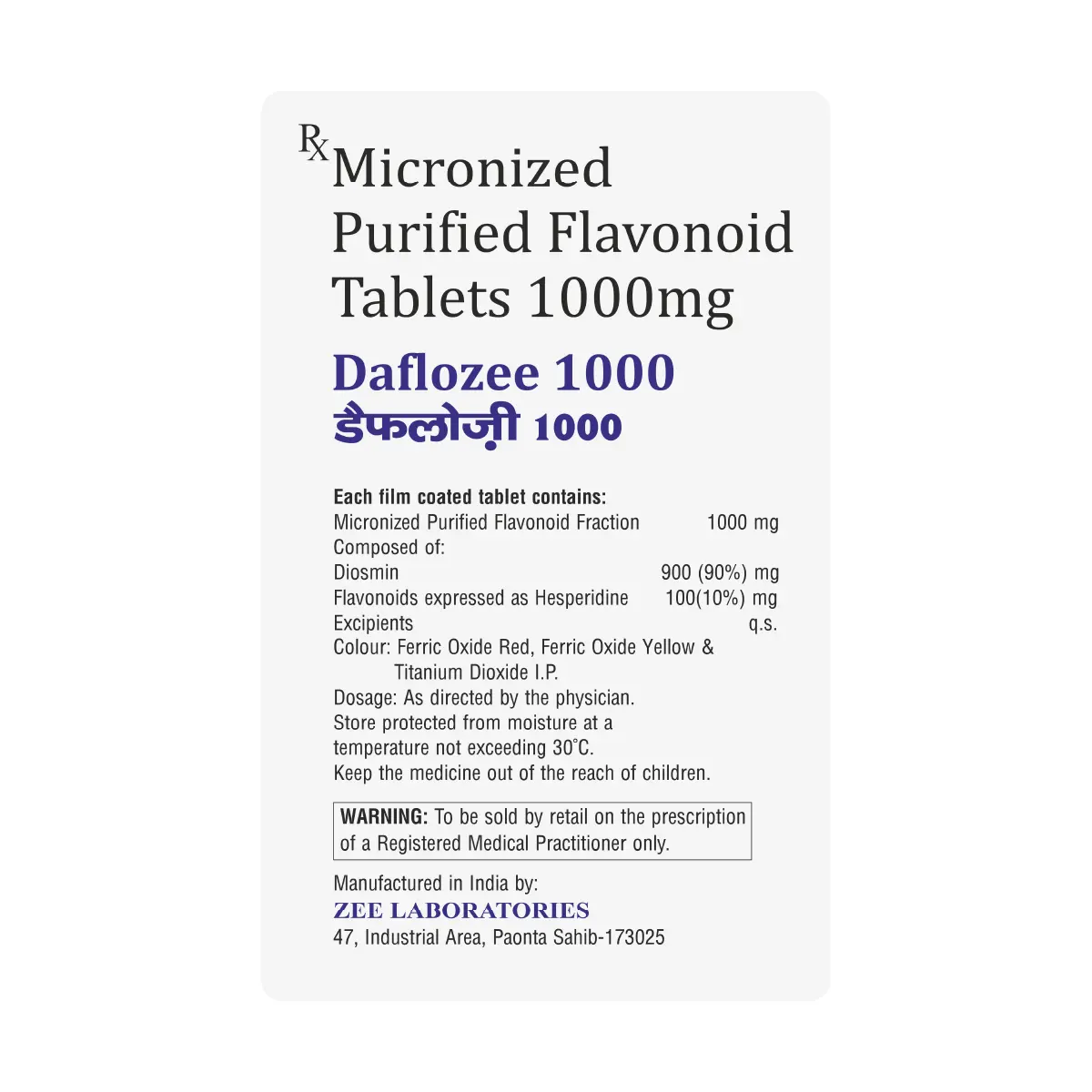 Daflozee 1000 Tablet
