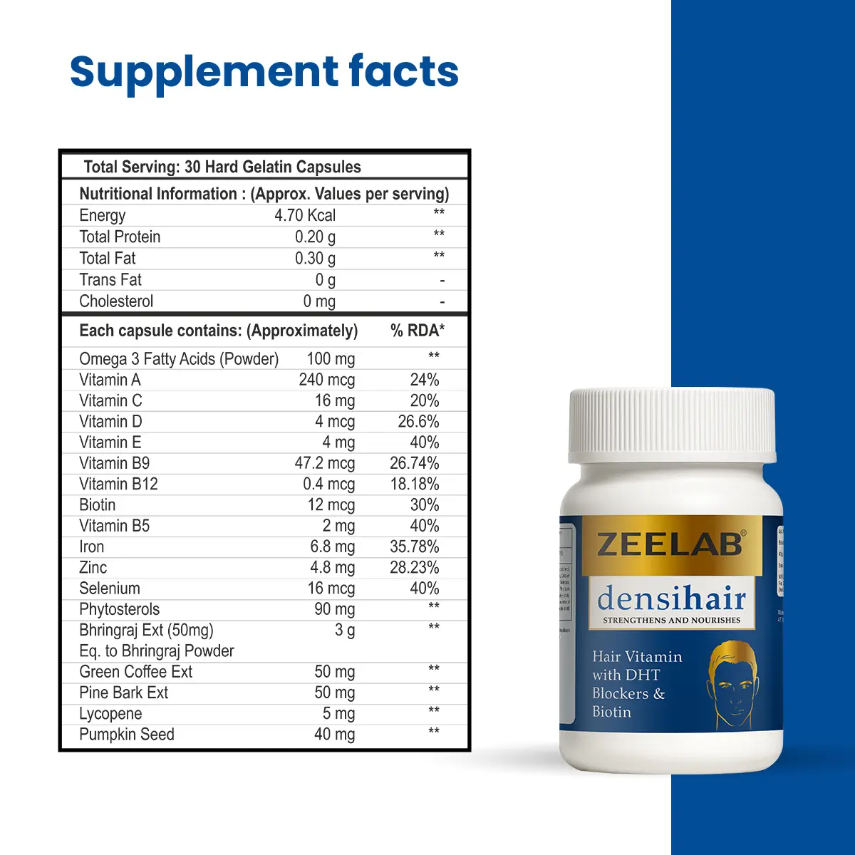 Densihair Men 30 Capsules