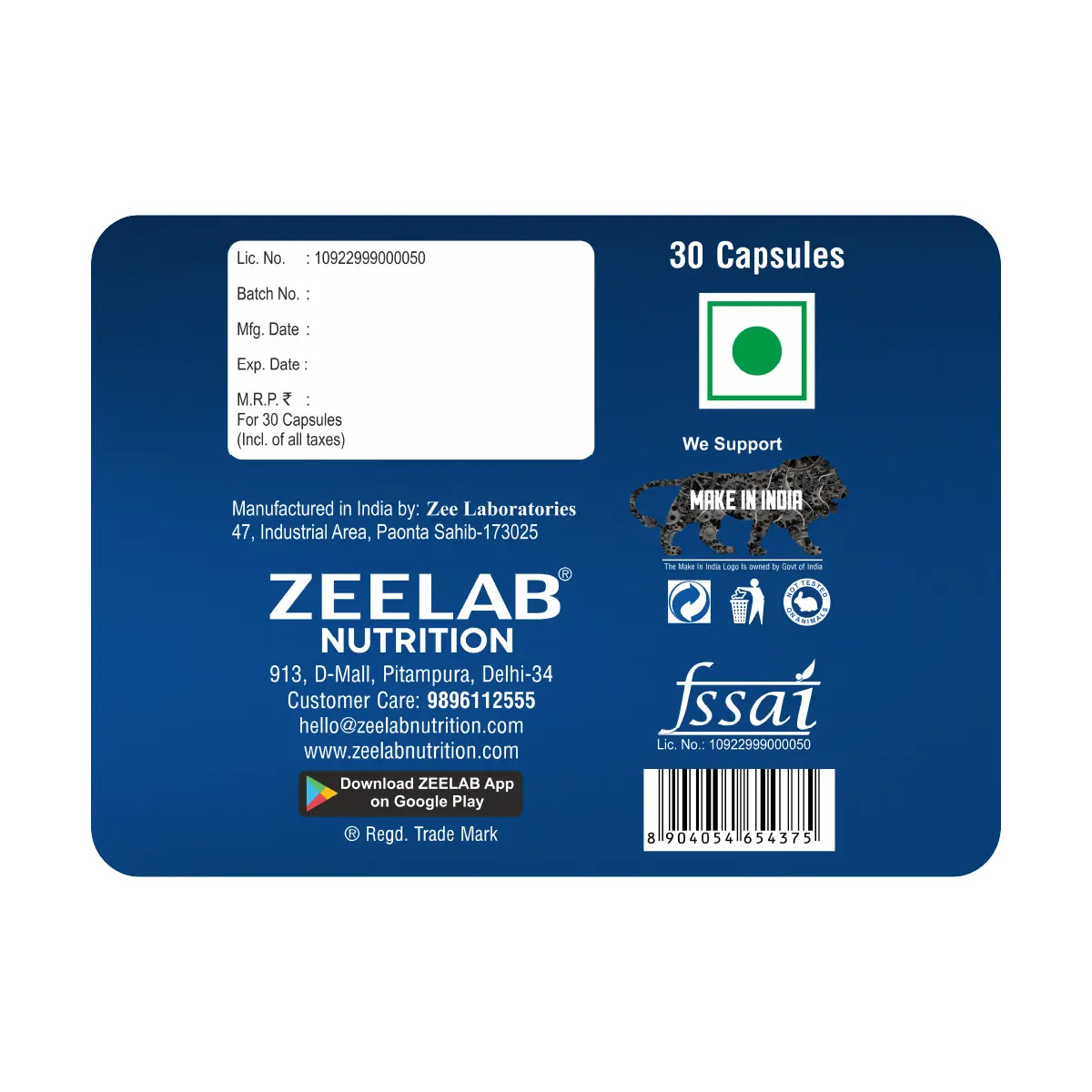 Densihair Men 30 Capsules