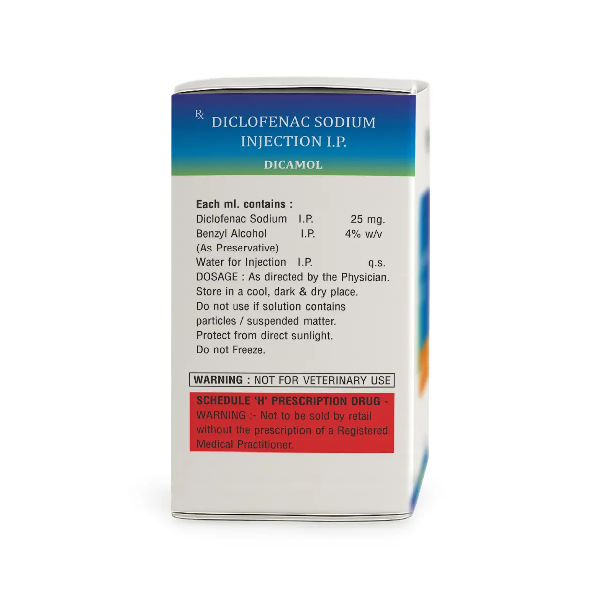 Dicamol 3ml Pain Relieving Injection