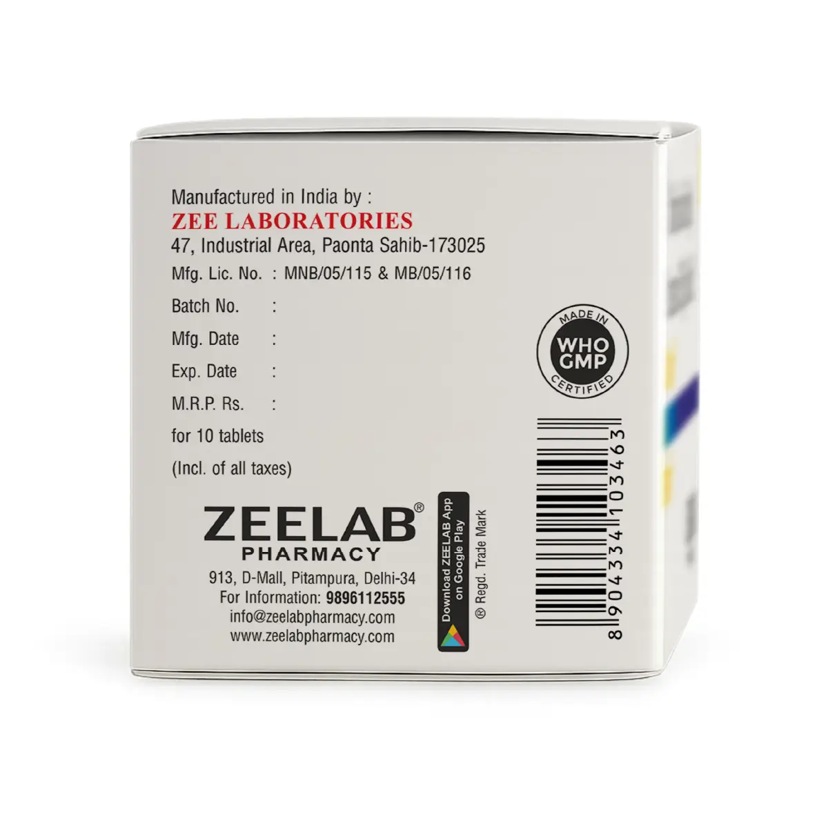 Dicamol P Pain Relieving Tablet | Fast Relief for Mild to Moderate Pain