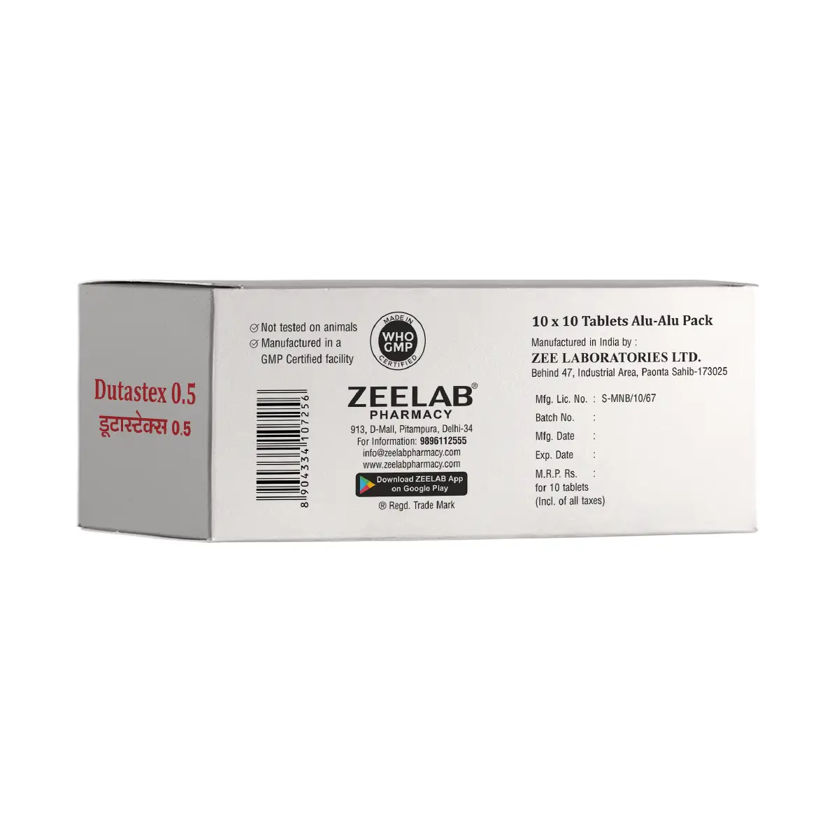 Dutastex 0.5 Tablet
