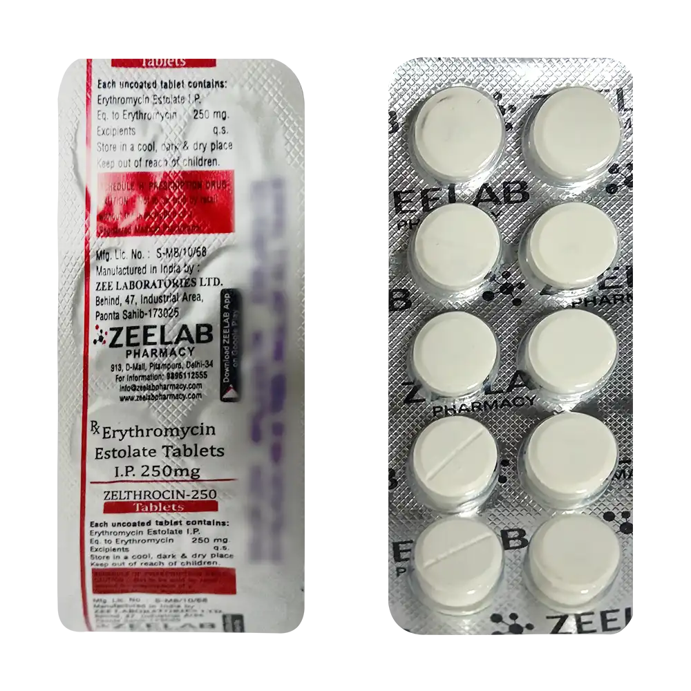 Zelthrocin 250 Antibiotic Tablet