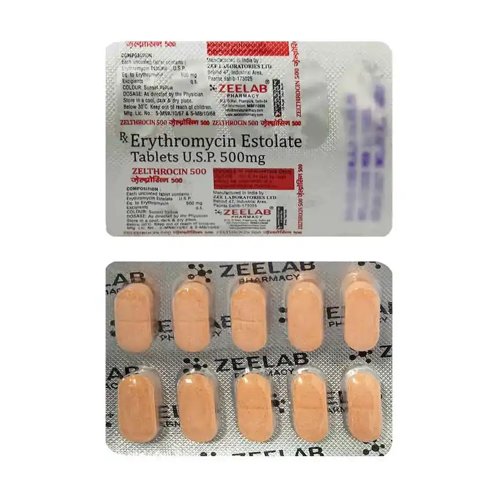 Zelthrocin 500 Antibiotic Tablet
