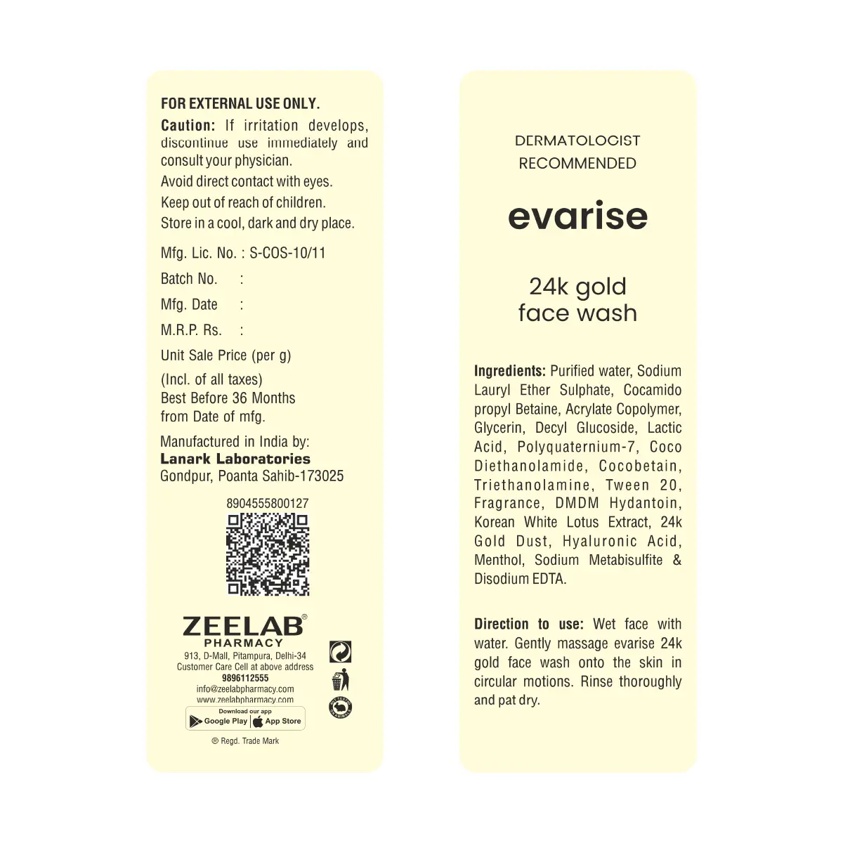 2% Lactic Acid + Korean White Lotus Hydrating Face Wash