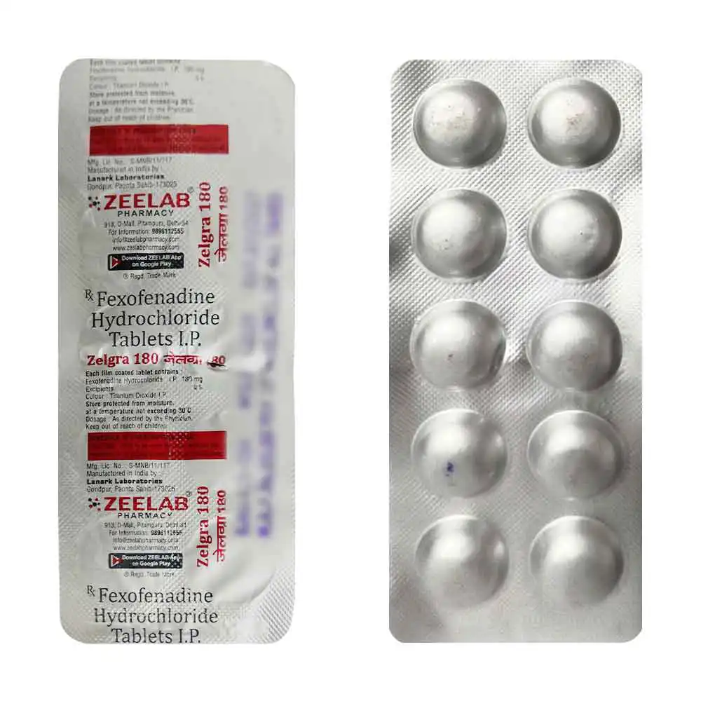Zelgra 180 Anti Allergic Tablet