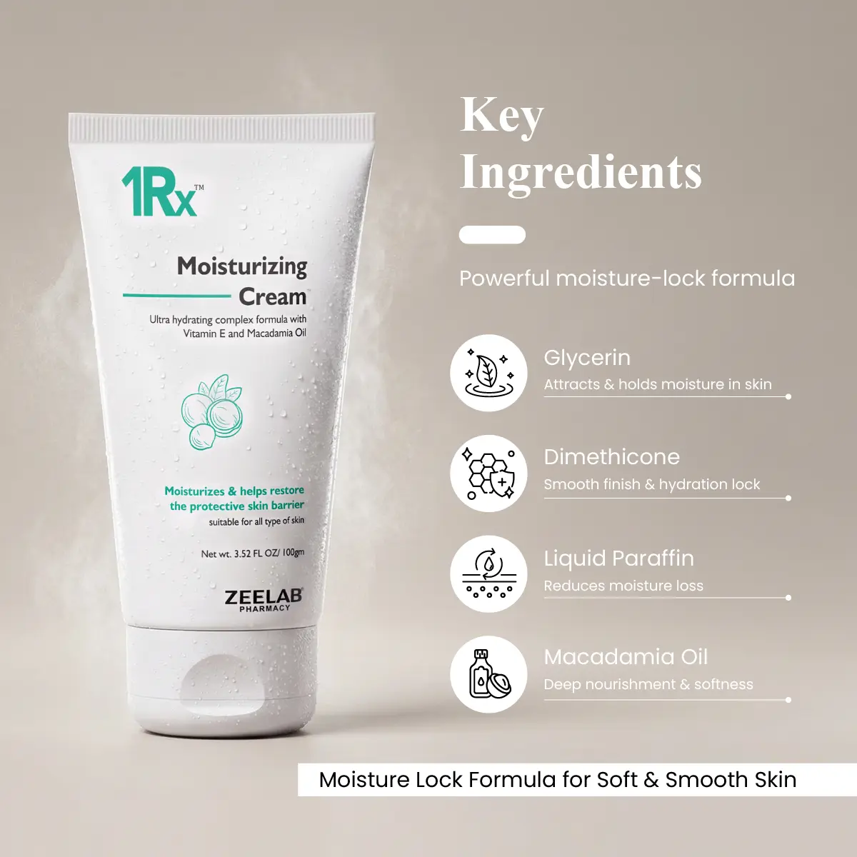 non-greasy moisturizing cream