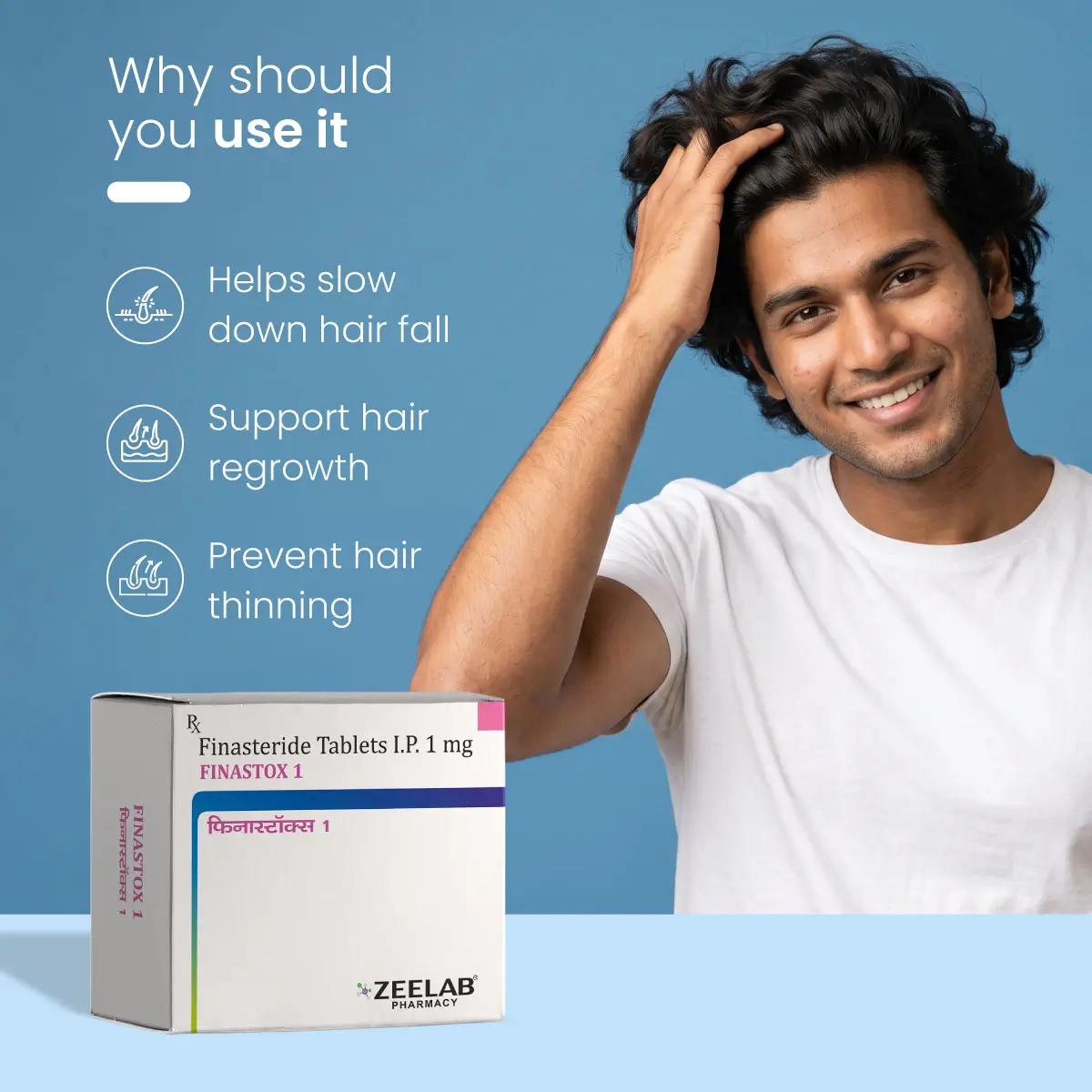 Finastox 1 Tablets