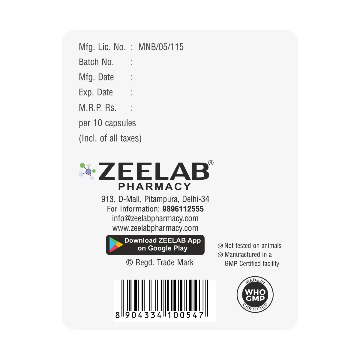 Fluxirix 20 Antidepressant Capsules