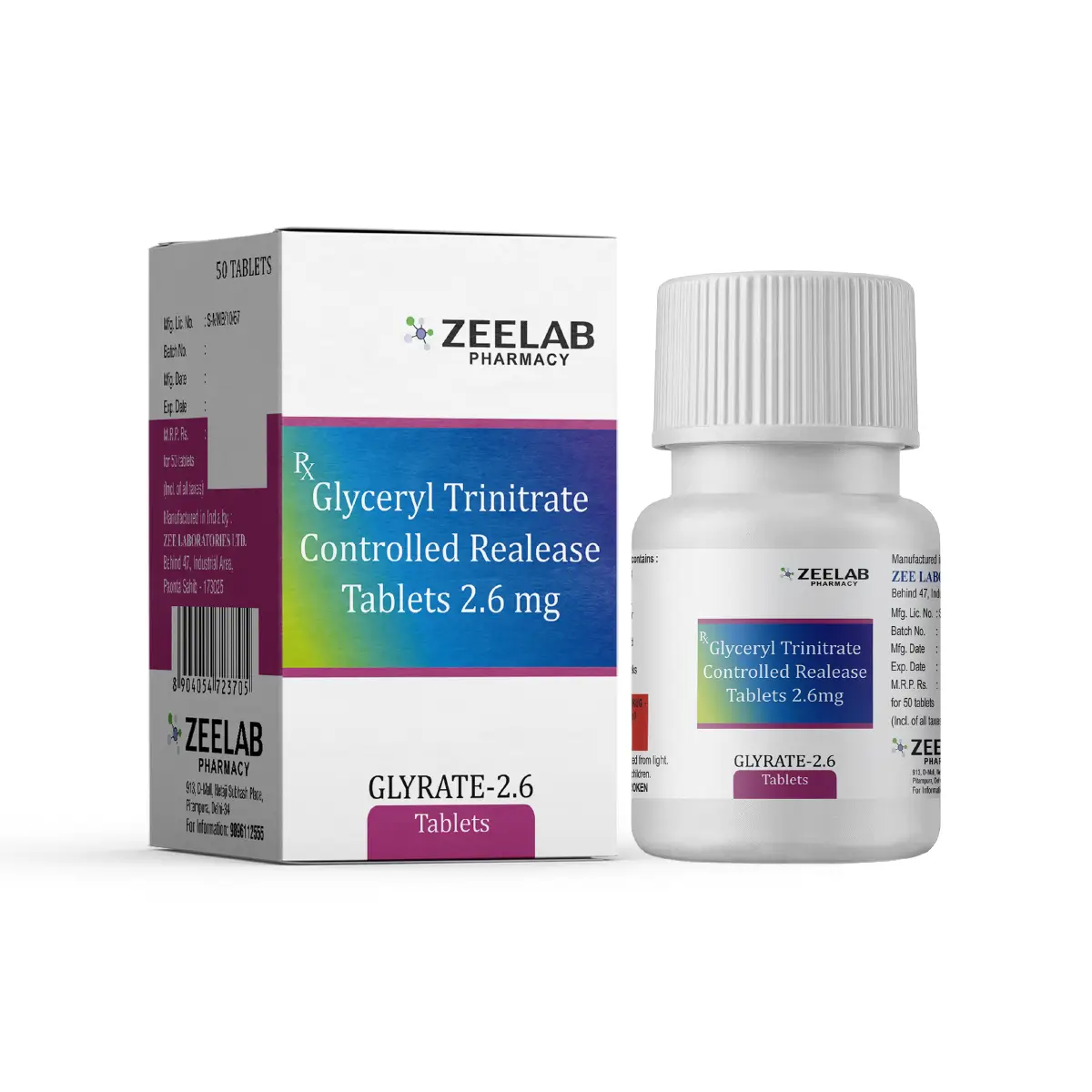 GTN Sorbitrate CR 2.6 Tablet Substitute