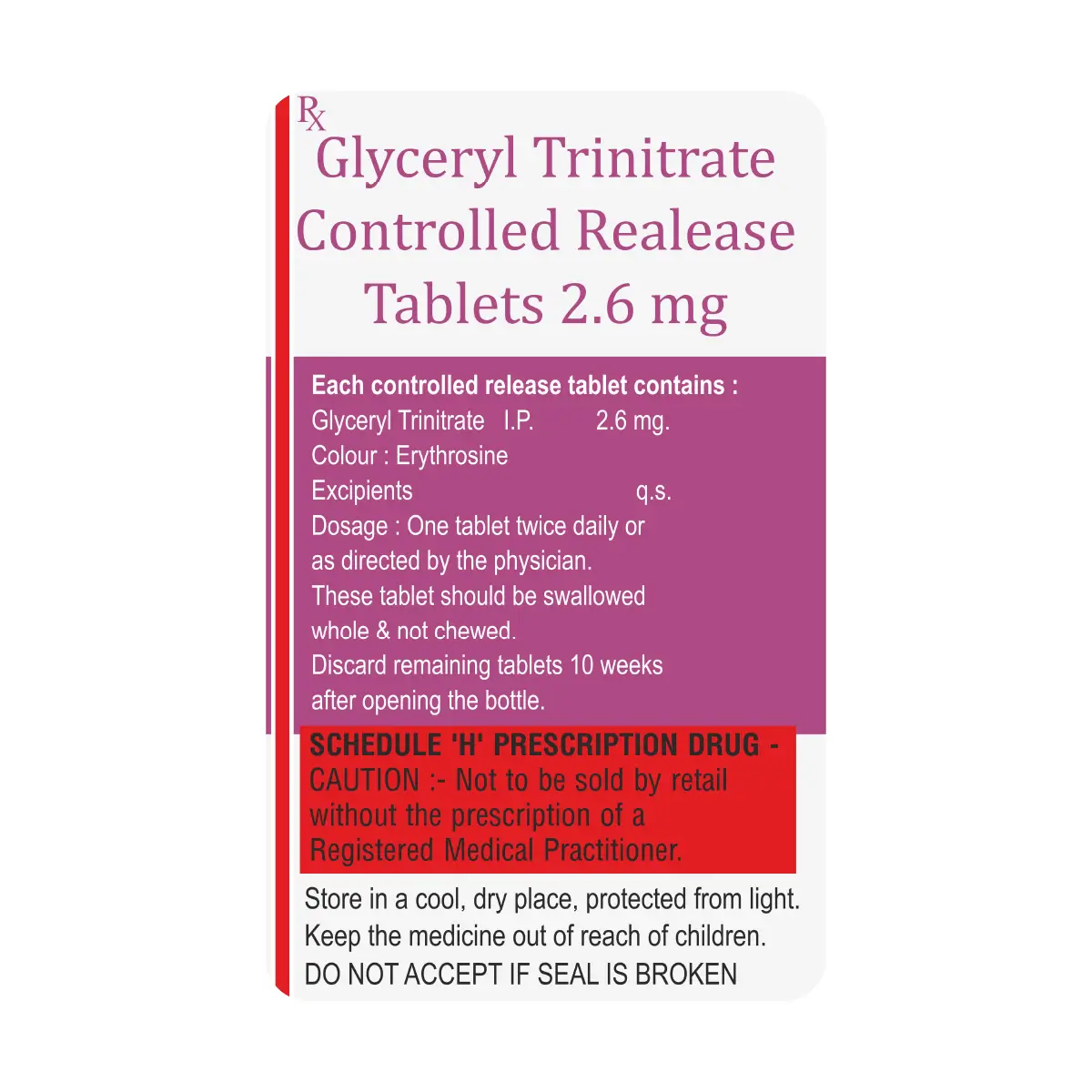 Glyrate 2.6 Tablet