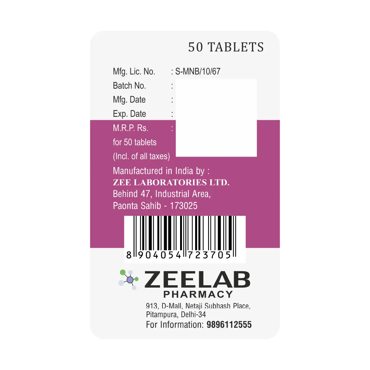 Glyrate Nitroglycerin 2.6mg Tablet