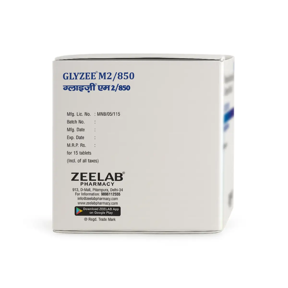 Glyzee M2 850 Tablet
