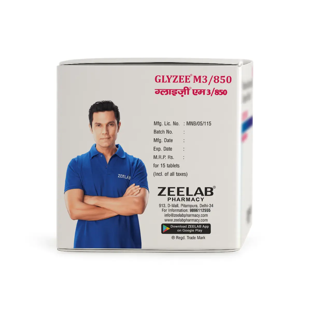 Glyzee M3 850 Tablet