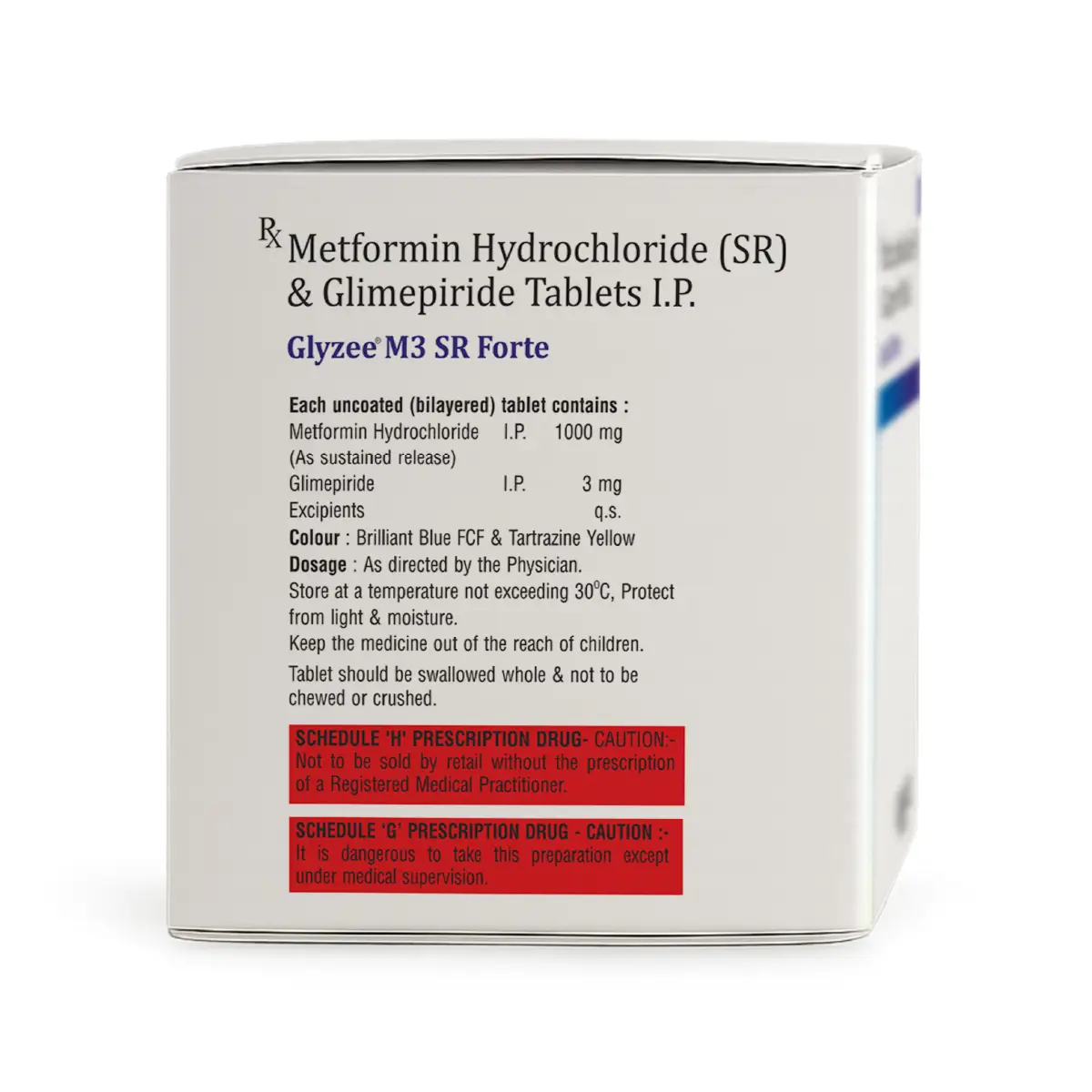 Glyzee M3 SR Forte Tablet