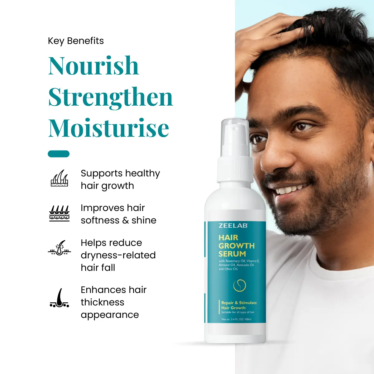 Zeelab Hair Growth Serum 100ml