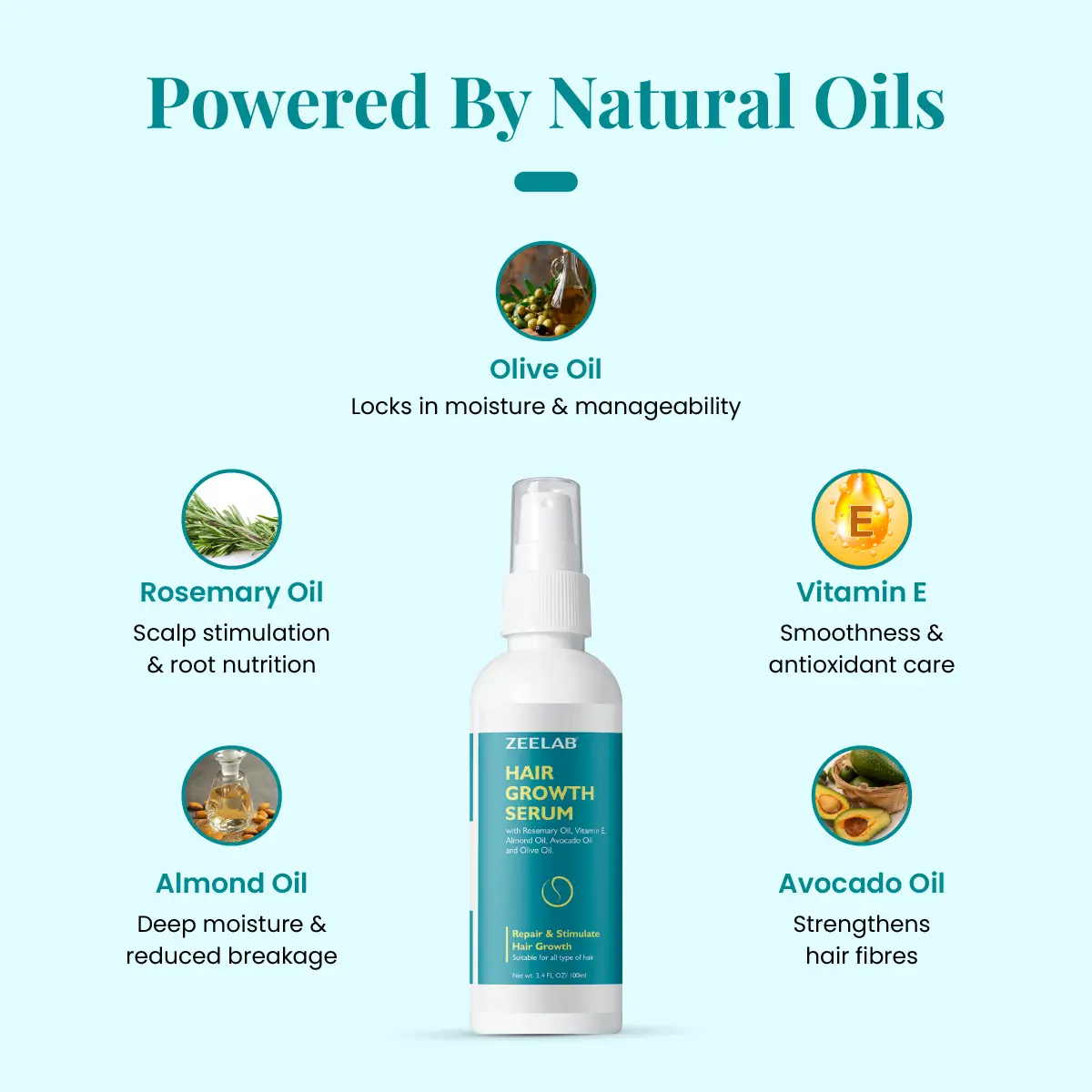 Zeelab Hair Growth Serum 100ml