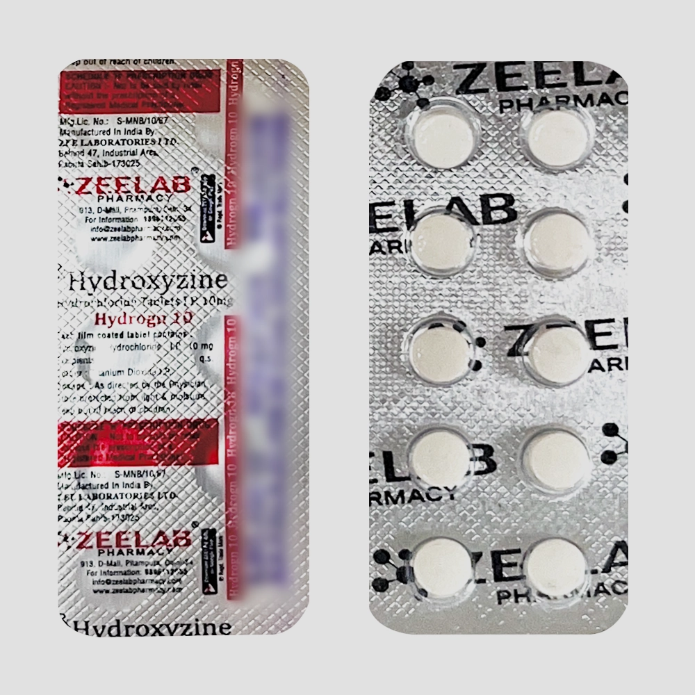 Hydroxyzine 10mg Tablet