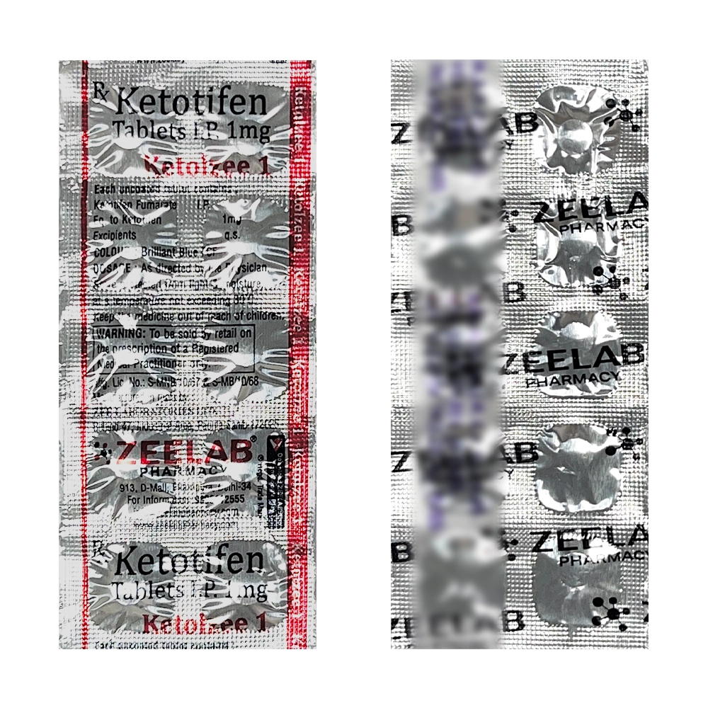 Ketotifen Fumarate 1mg Tablet