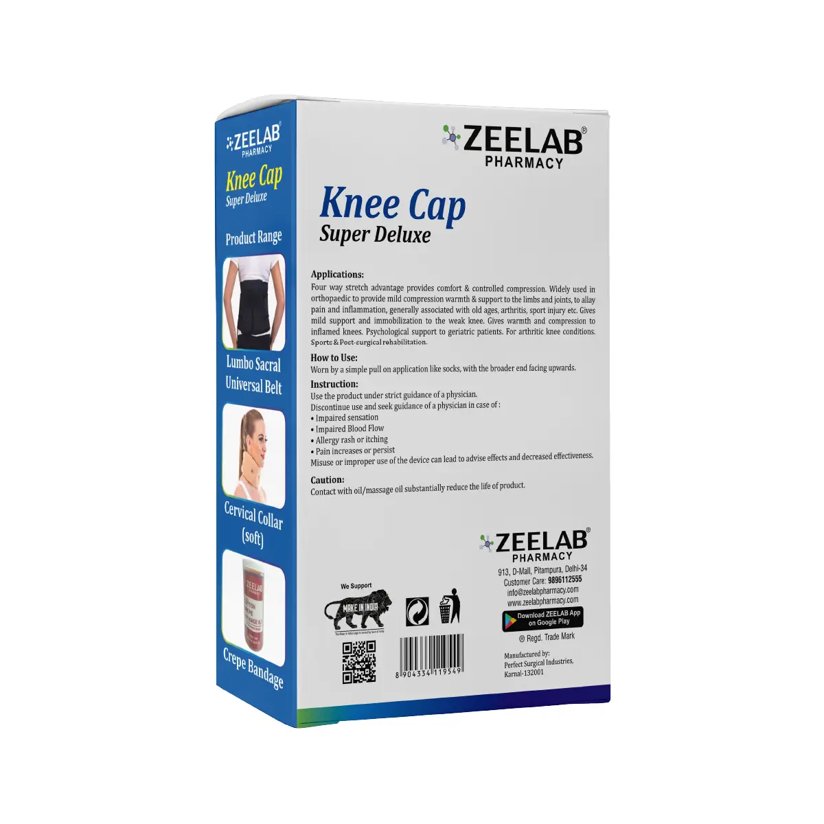 Knee Cap Super Deluxe Medium Size