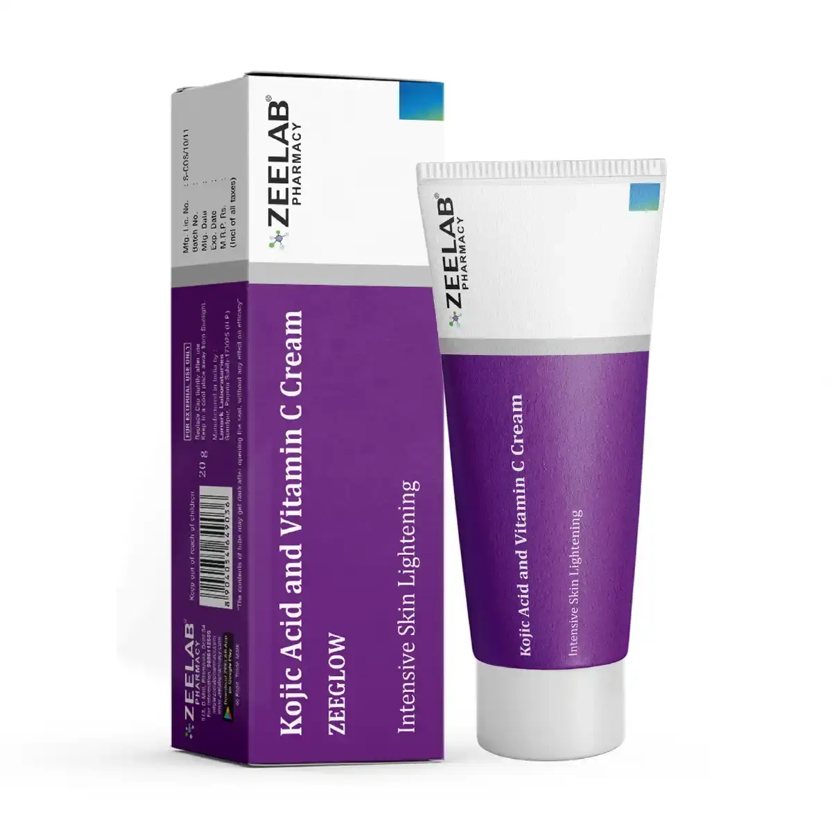 Kojic Acid and Vitamin C Cream | For Dark Spots, Pigmentation & Glowing Skin
