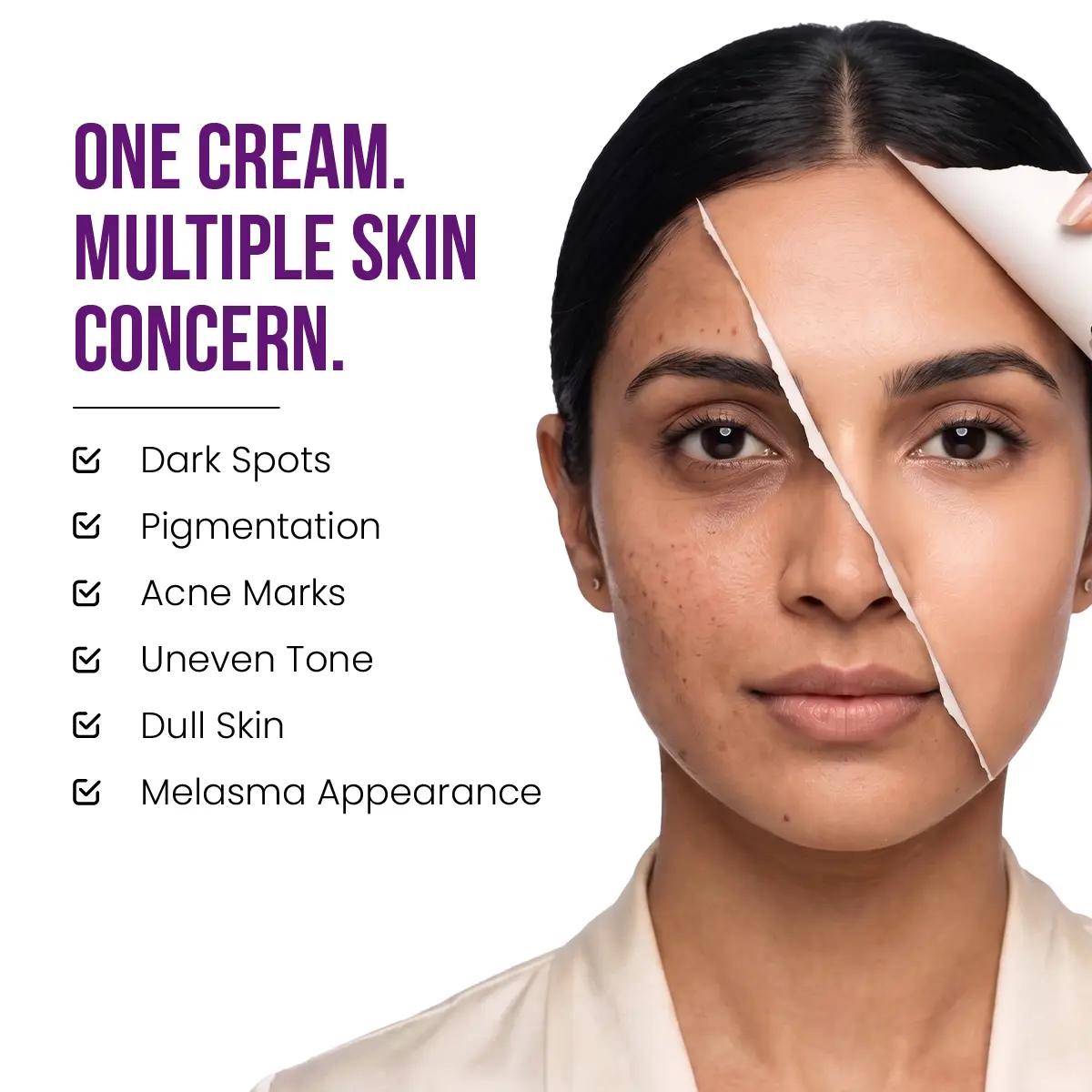 kojic acid vitamin c cream for night skin renewal