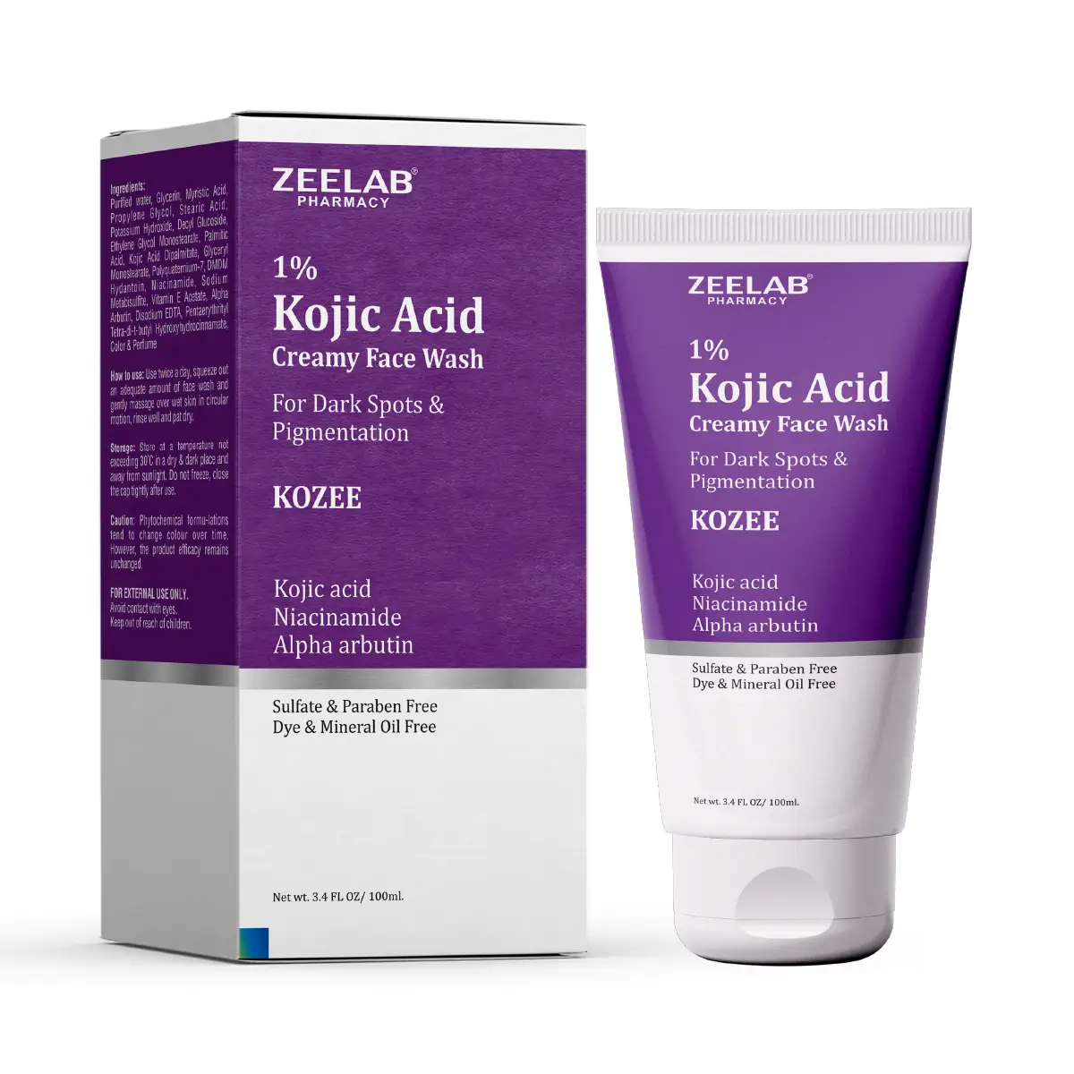 Kozee Kojic Acid 1% Face Wash