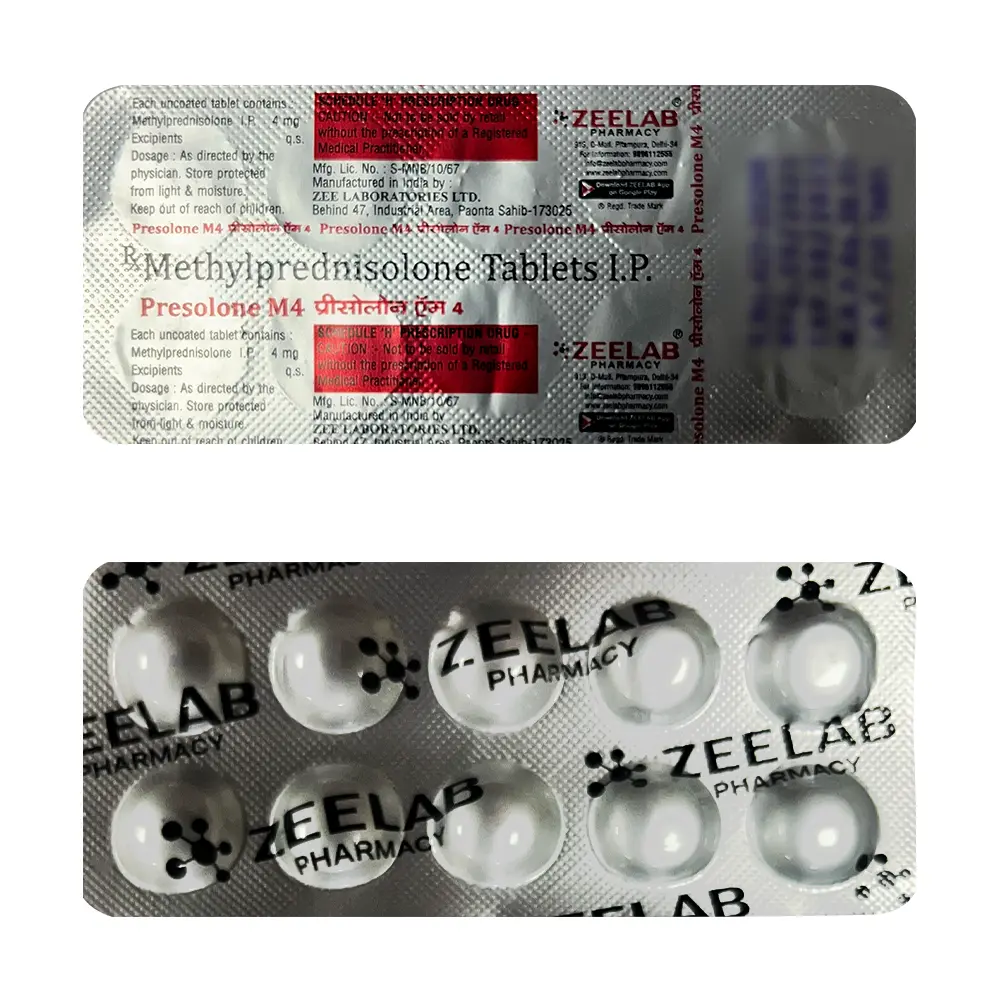 methylprednisolone 4mg tablet