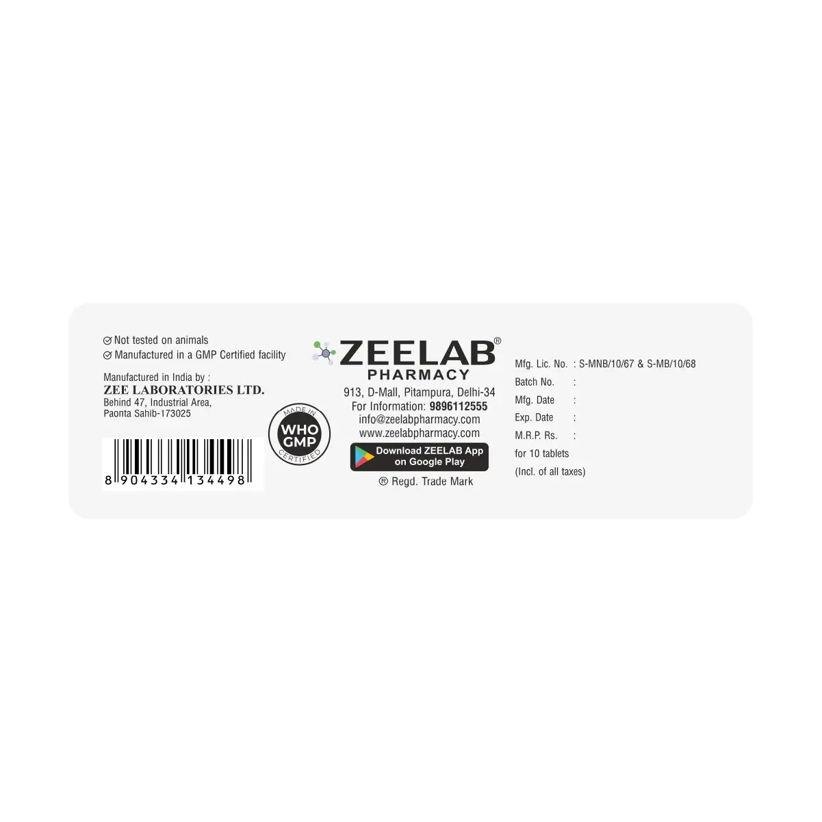 Metolash RM 25/2.5 Tablet