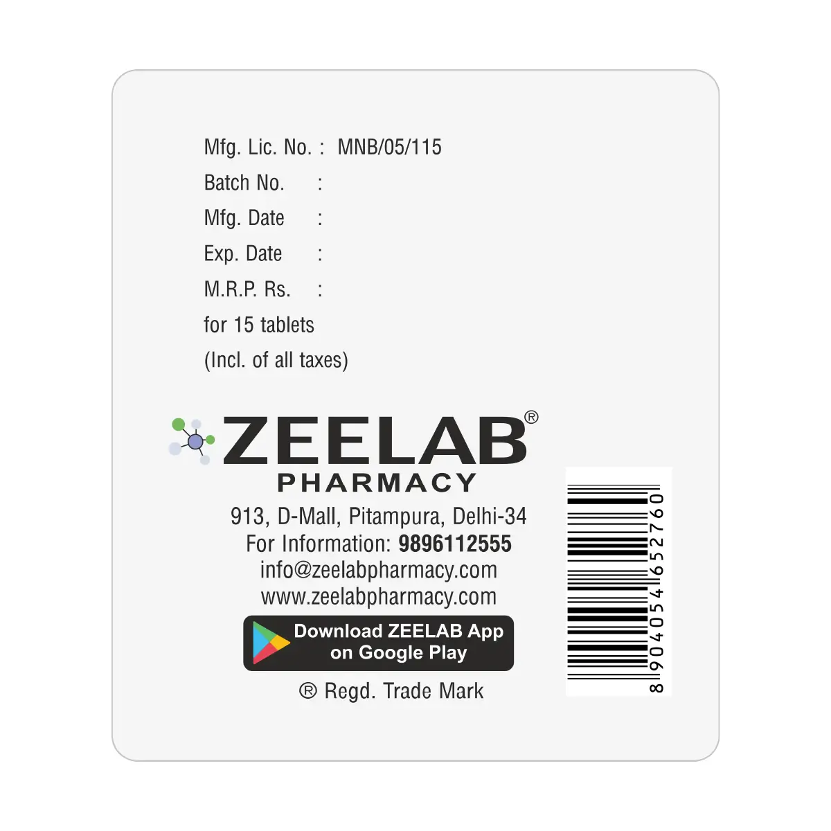 Metrose 500 SR Tablet