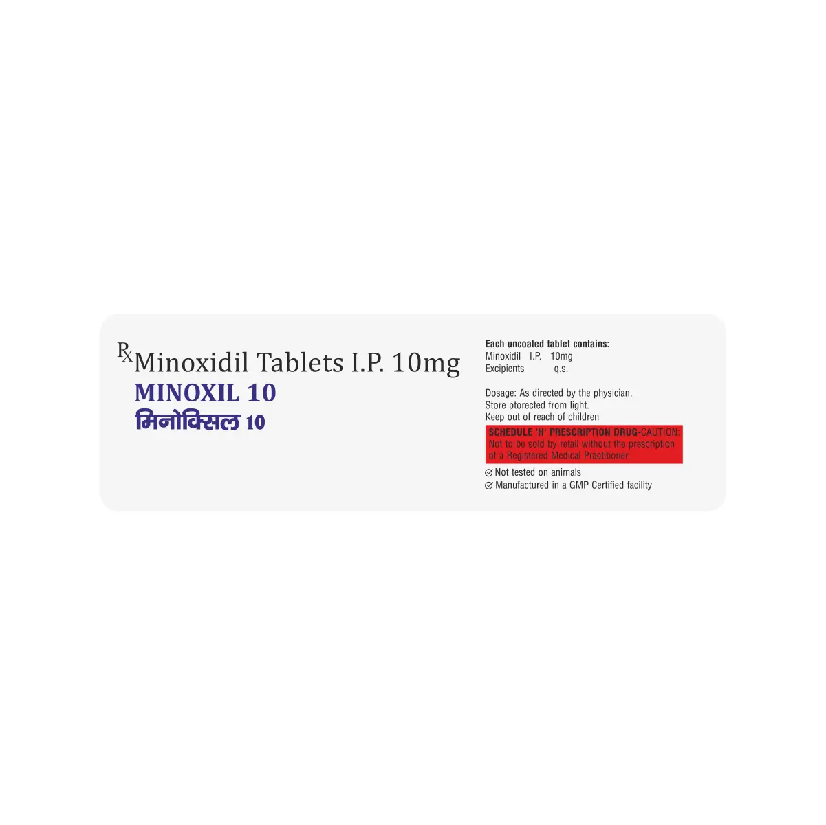Minoxil 10 Tablet