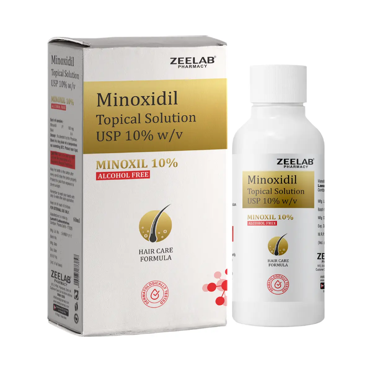 Minoxil Minoxidil 10% Alcohol Free Solution
