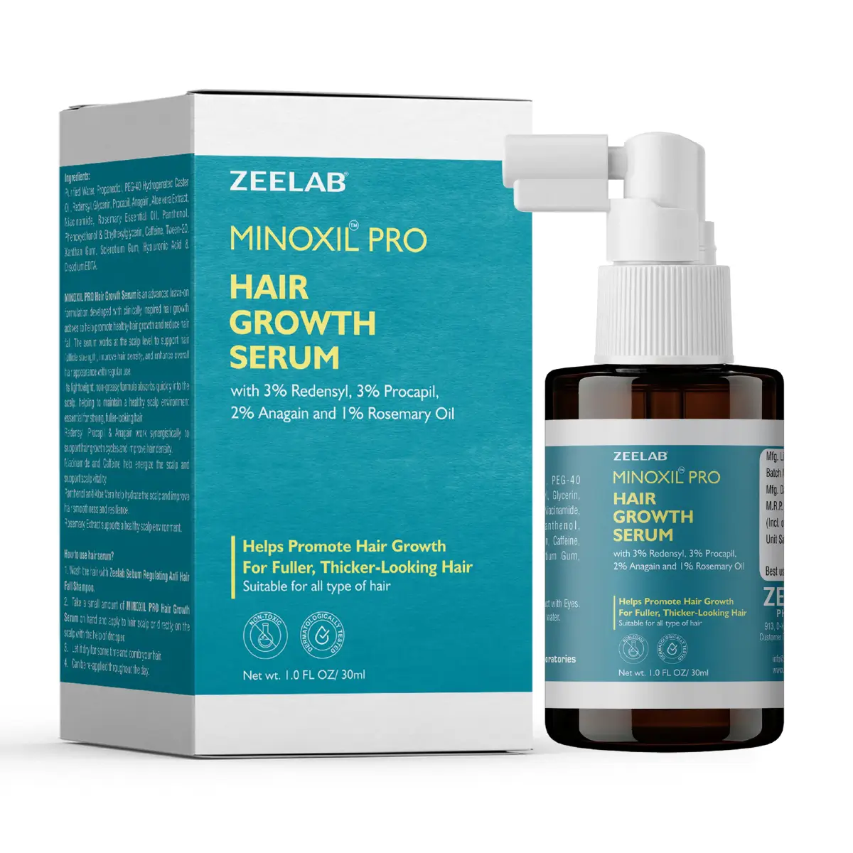Zeelab Minoxil Pro Hair Growth Serum