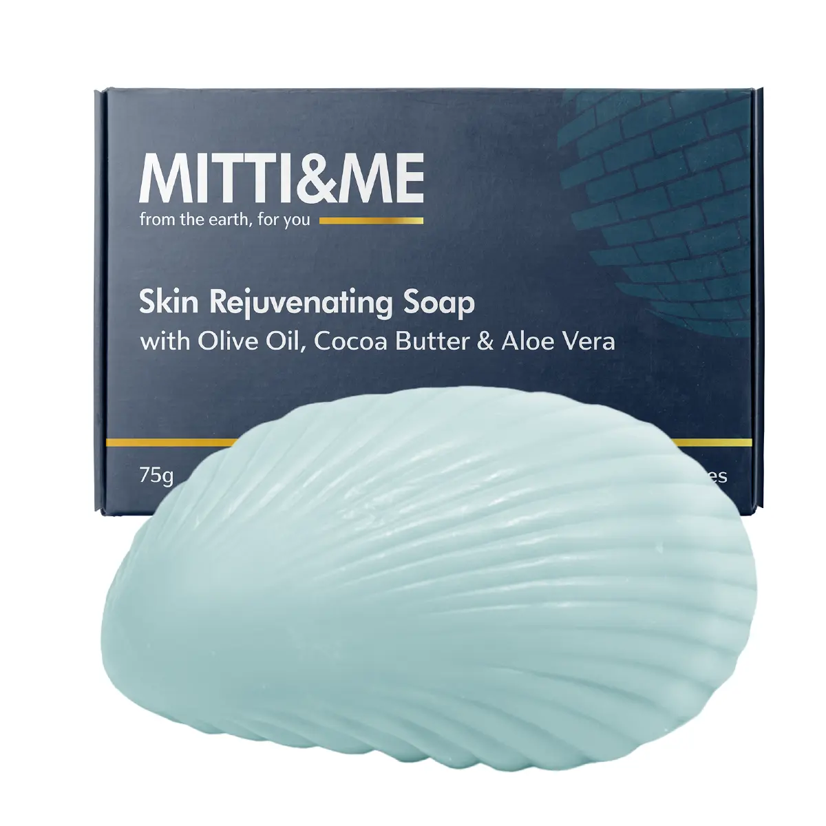 Mitti & Me Skin Rejuvenating Soap 75gm | Moisturizing Bath Soap for Daily Use