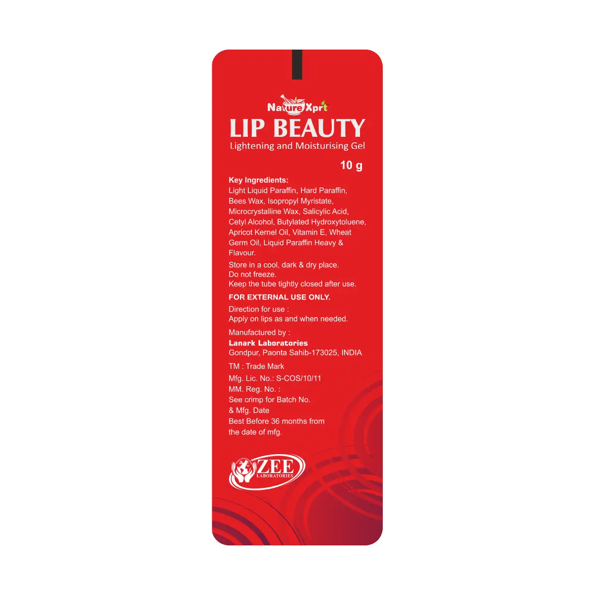 NatureXprt Lip Beauty Strawberry Flavour | Lip Balm For Men And Women