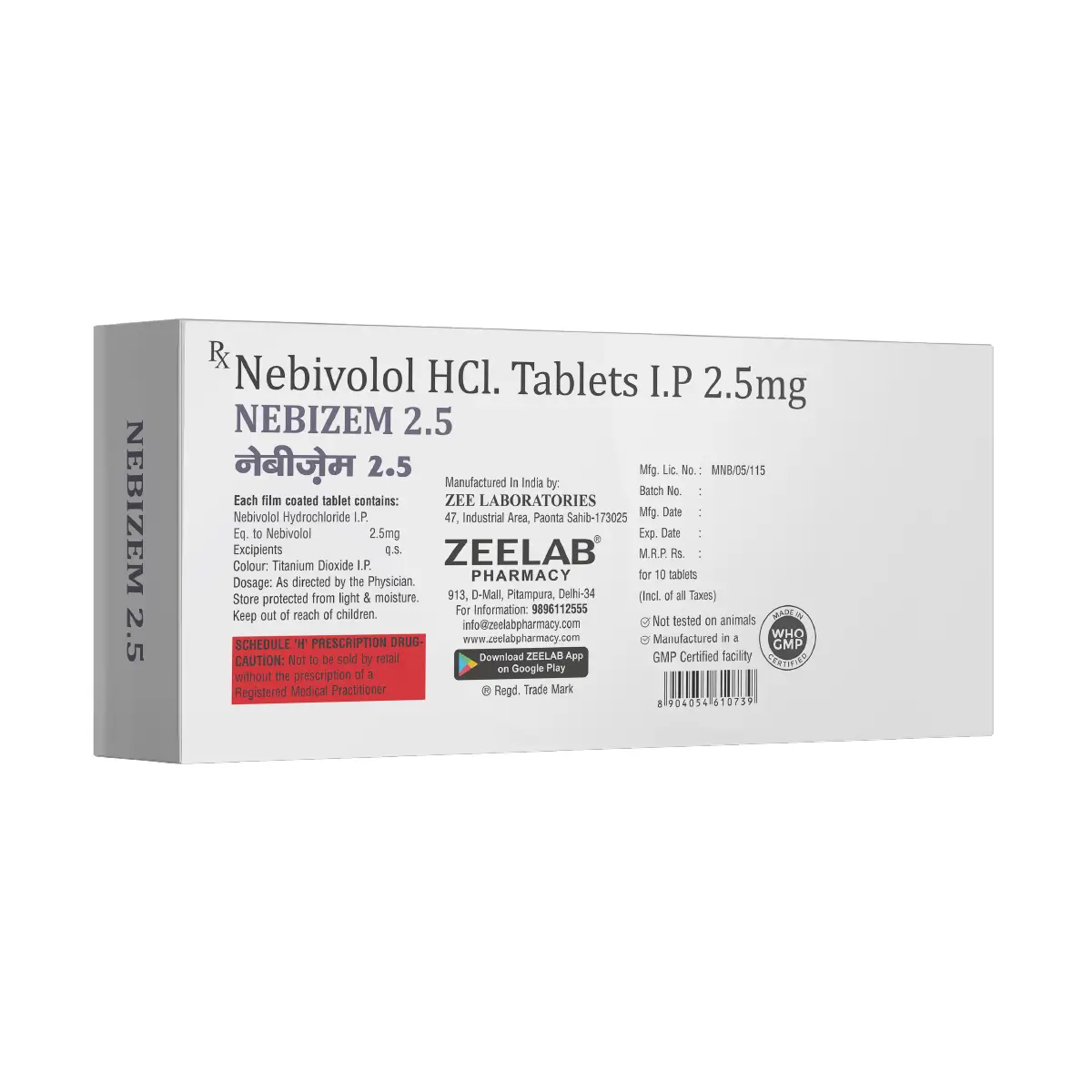 Nebizem 2.5 Tablet