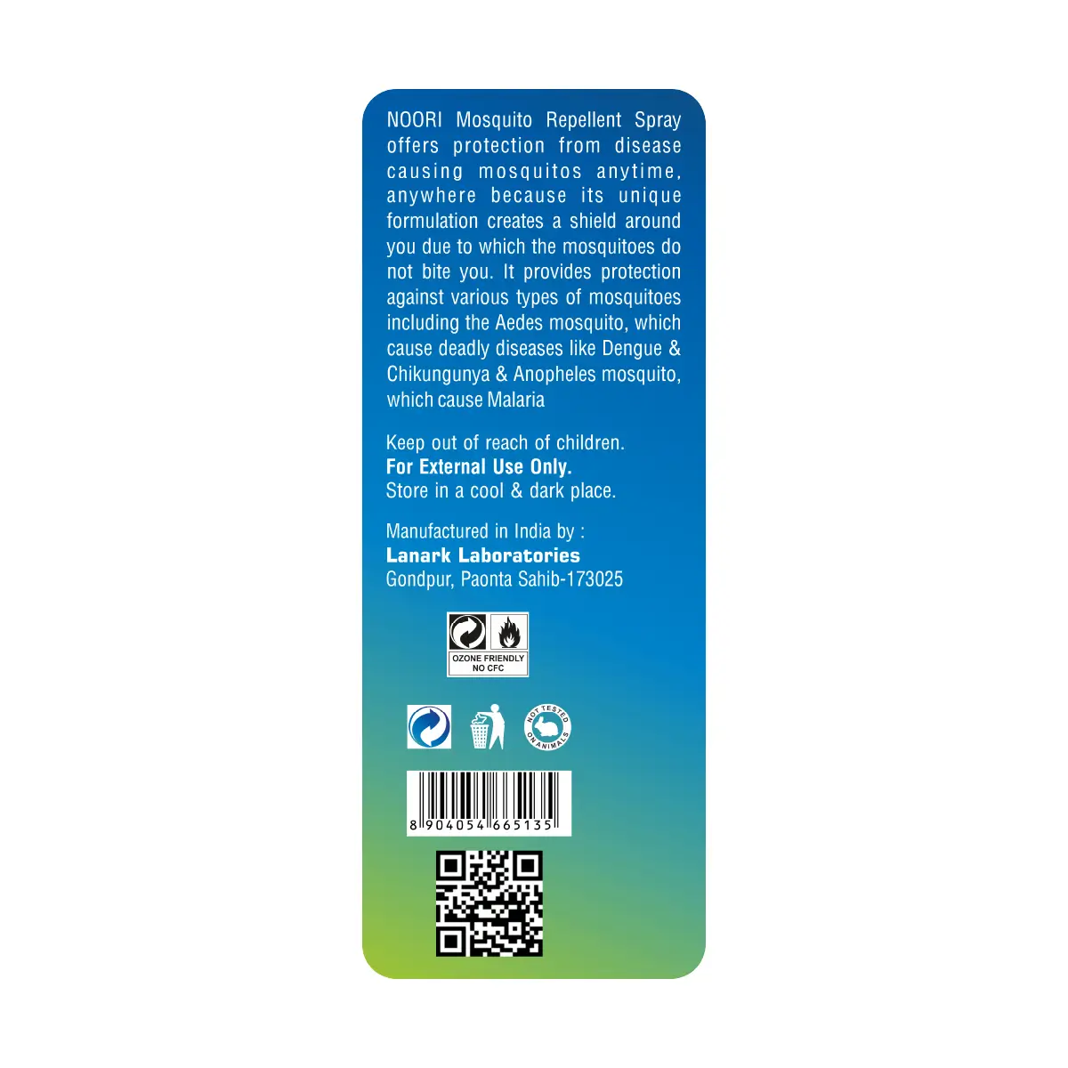 Noori Mosquito Repellent Spray