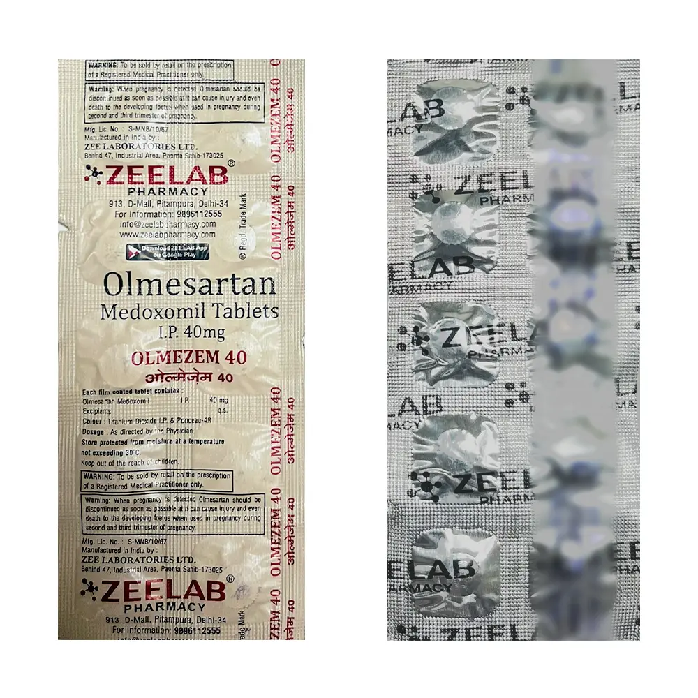 olmesartan medoxomil 40mg tablet