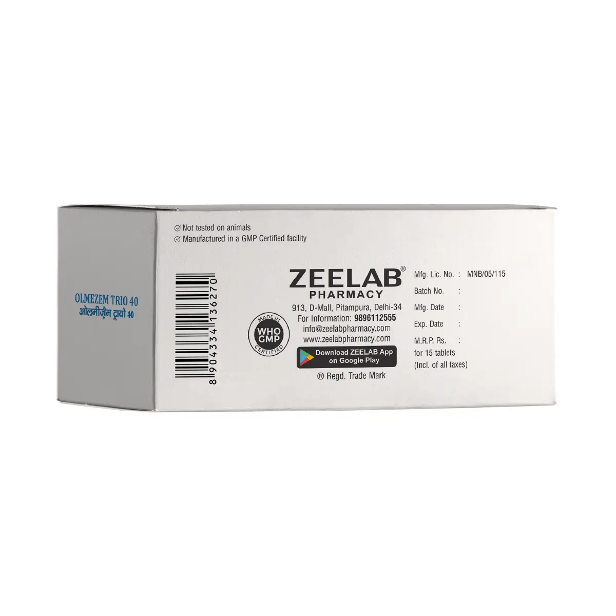 Olmezem Trio 40 Tablet